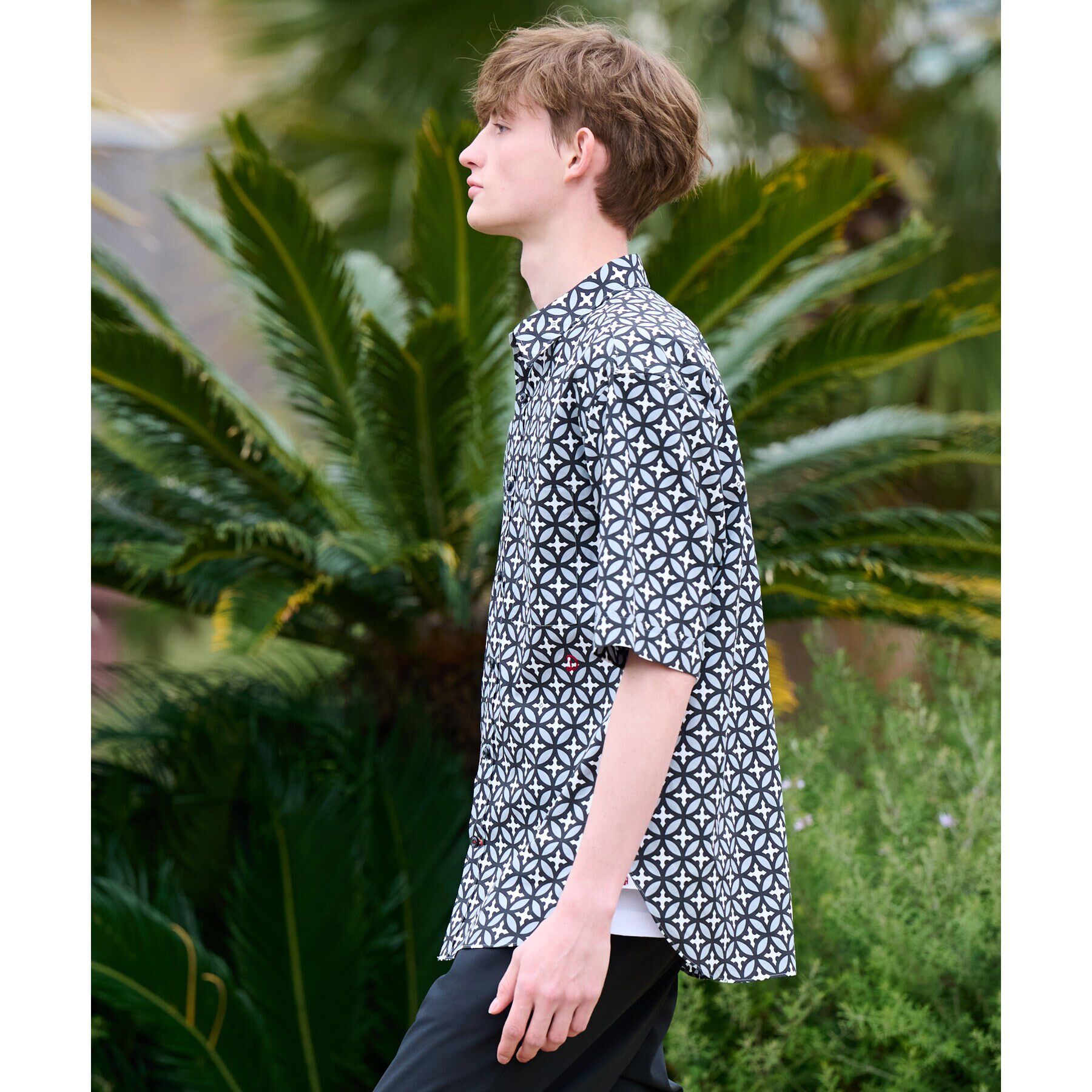 DRESSTERIOR「【Safari5月号掲載】オーバーラップサークル ショートスリーブシャツ」|シャツ・ブラウス|