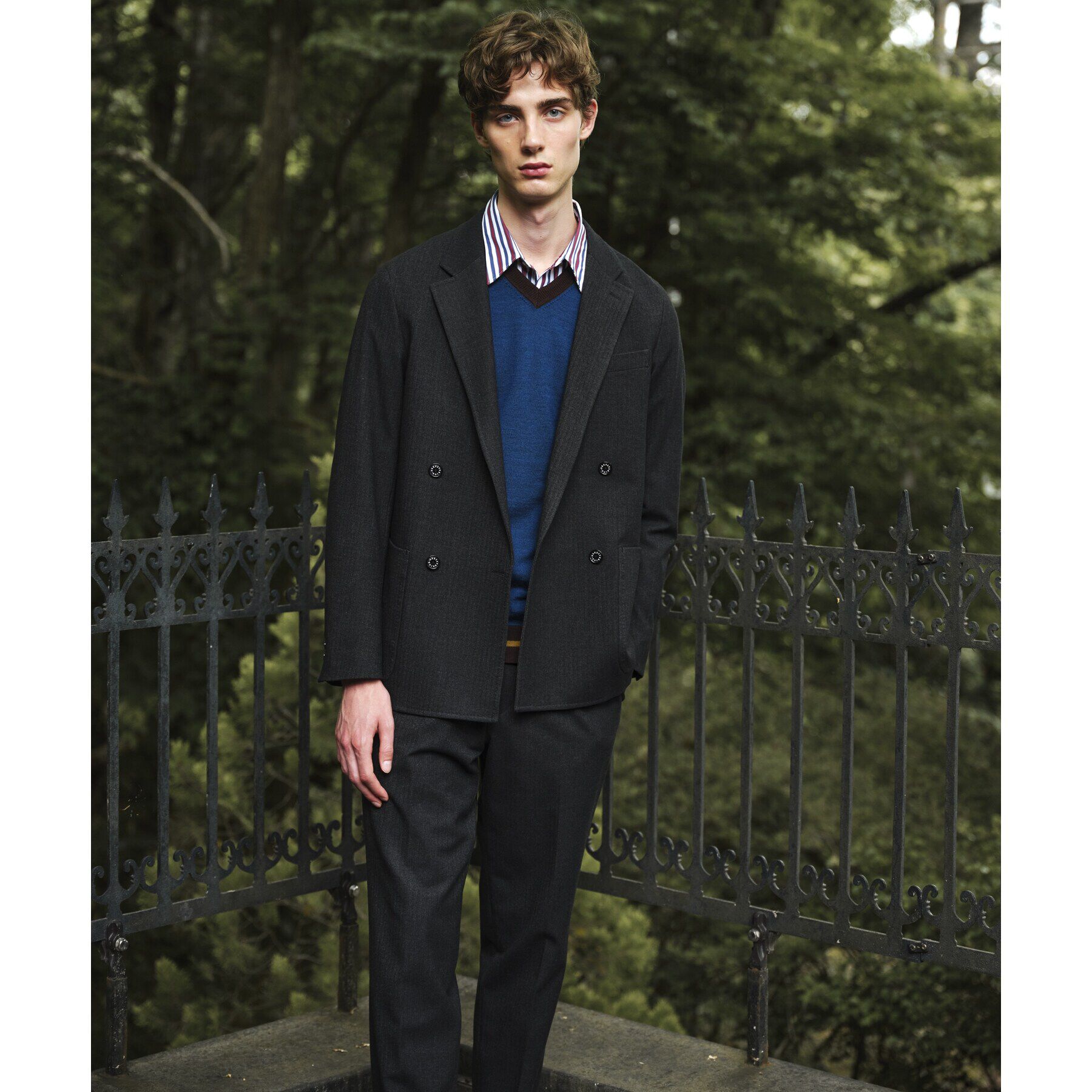 DRESSTERIOR「【セットアップ可】ヘリンボーンテーパードパンツ」|その他|