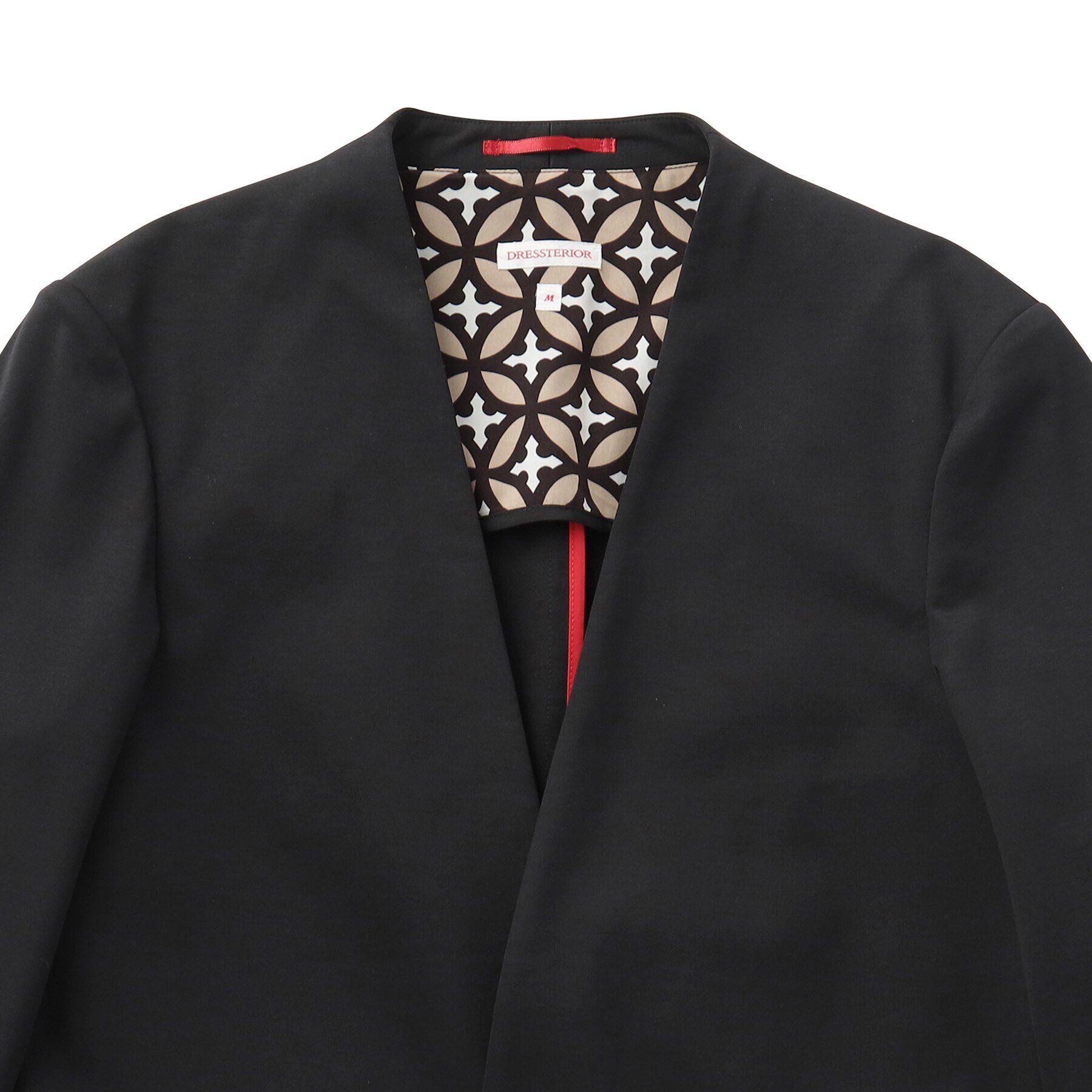 DRESSTERIOR「【セットアップ可】ドライトリコット ノーカラージャケット」|ノーカラージャケット|