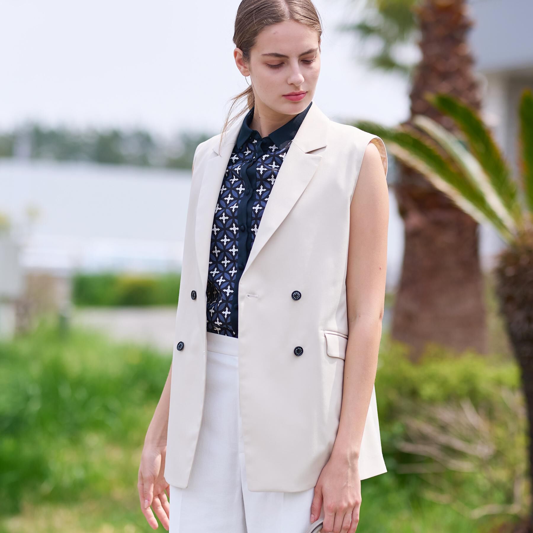 DRESSTERIOR「テーラードサマージレ」|ベスト・ジレ|