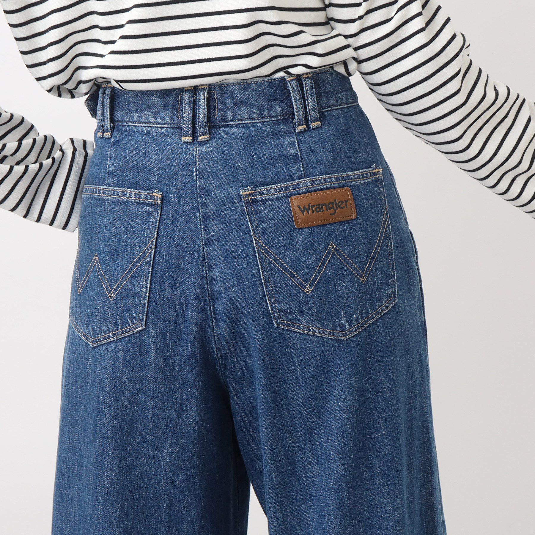 grove「【別注】Wrangler バギーパンツ」|デニム|