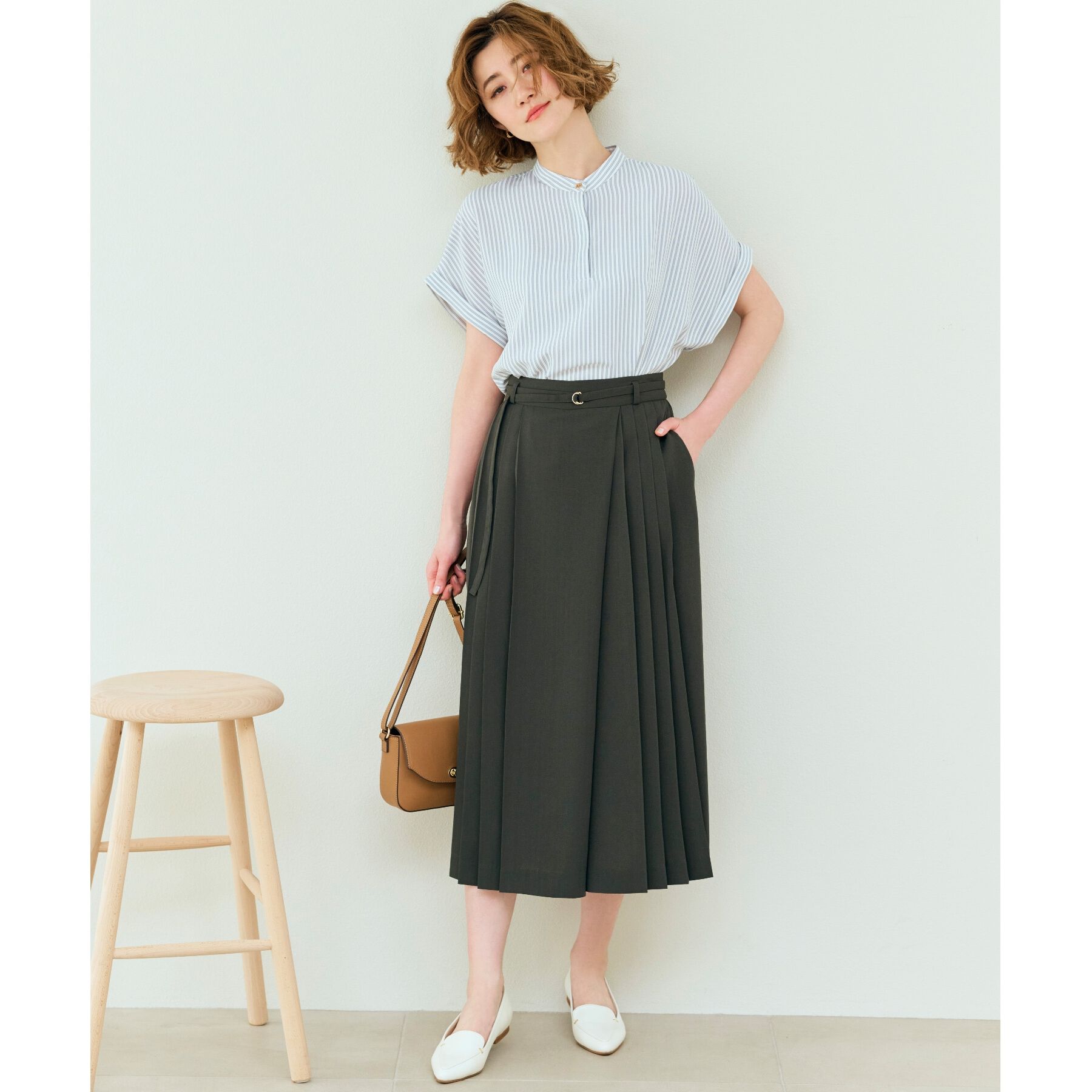 grove「スカート見えプリーツパンツ」|その他|