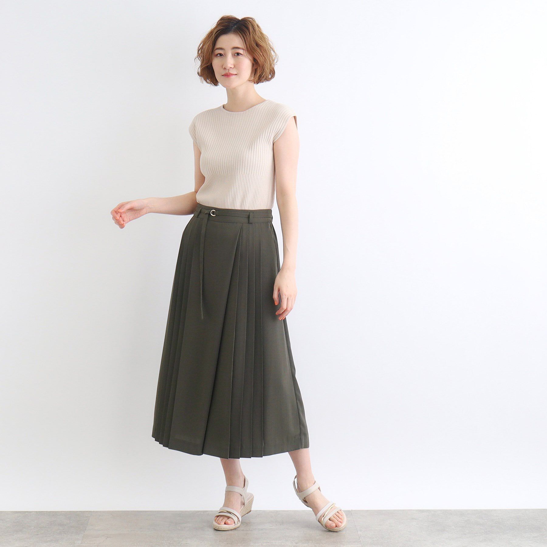 grove「スカート見えプリーツパンツ」|その他|