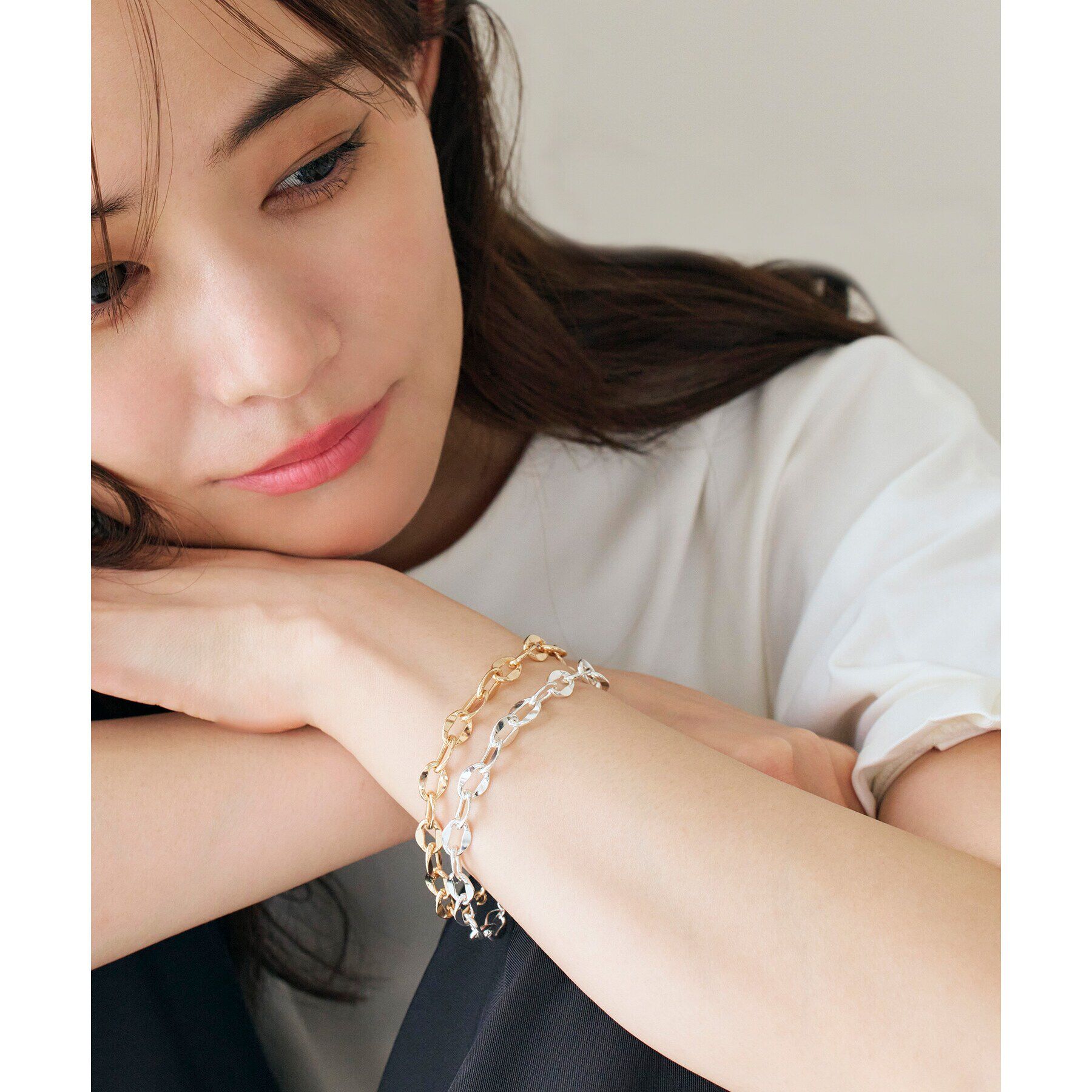 grove「メタルチェーンブレスレット」|ブレスレット・バングル|