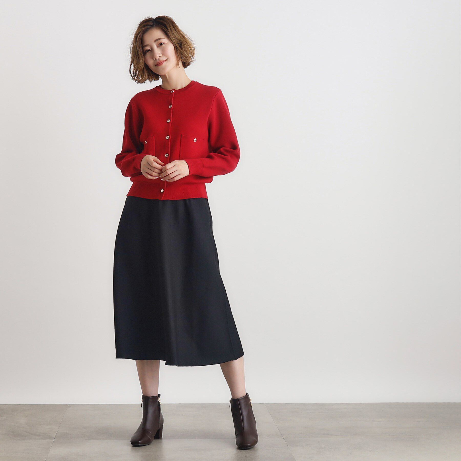 grove「リバーシブルフレアスカート」|スカート|