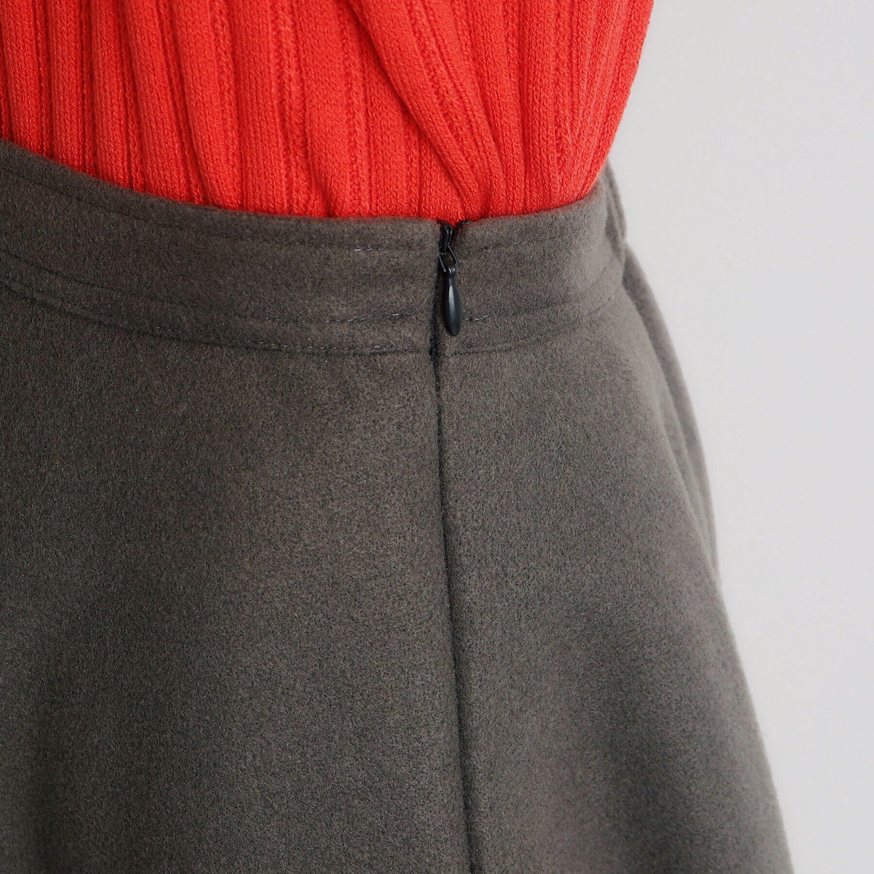 grove「ジャージメルトンフレアスカート」|スカート|