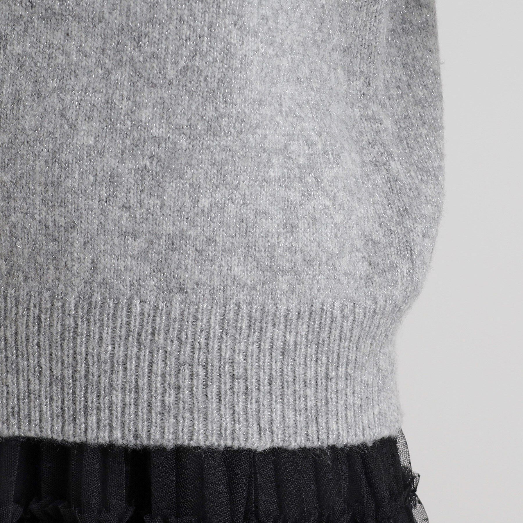 grove「杢ラメフードニットプルオーバー」|ニット・セーター|