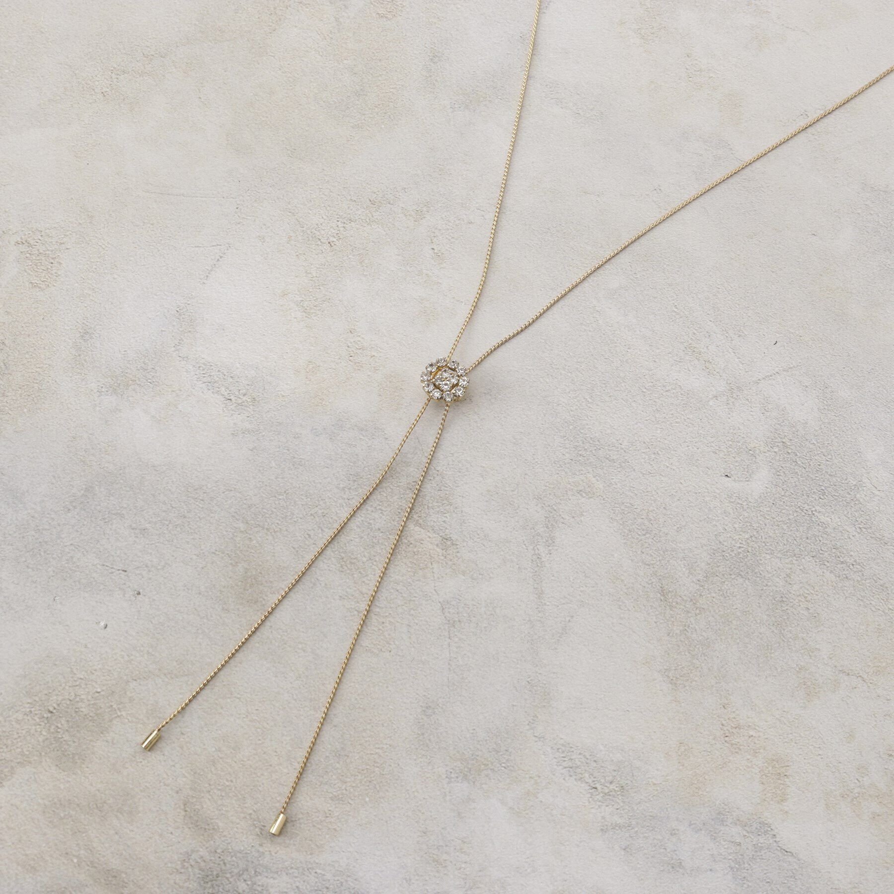 grove「きらきらビジュースライドネックレス【入卒対応可】」|ネックレス|ゴールド(007)