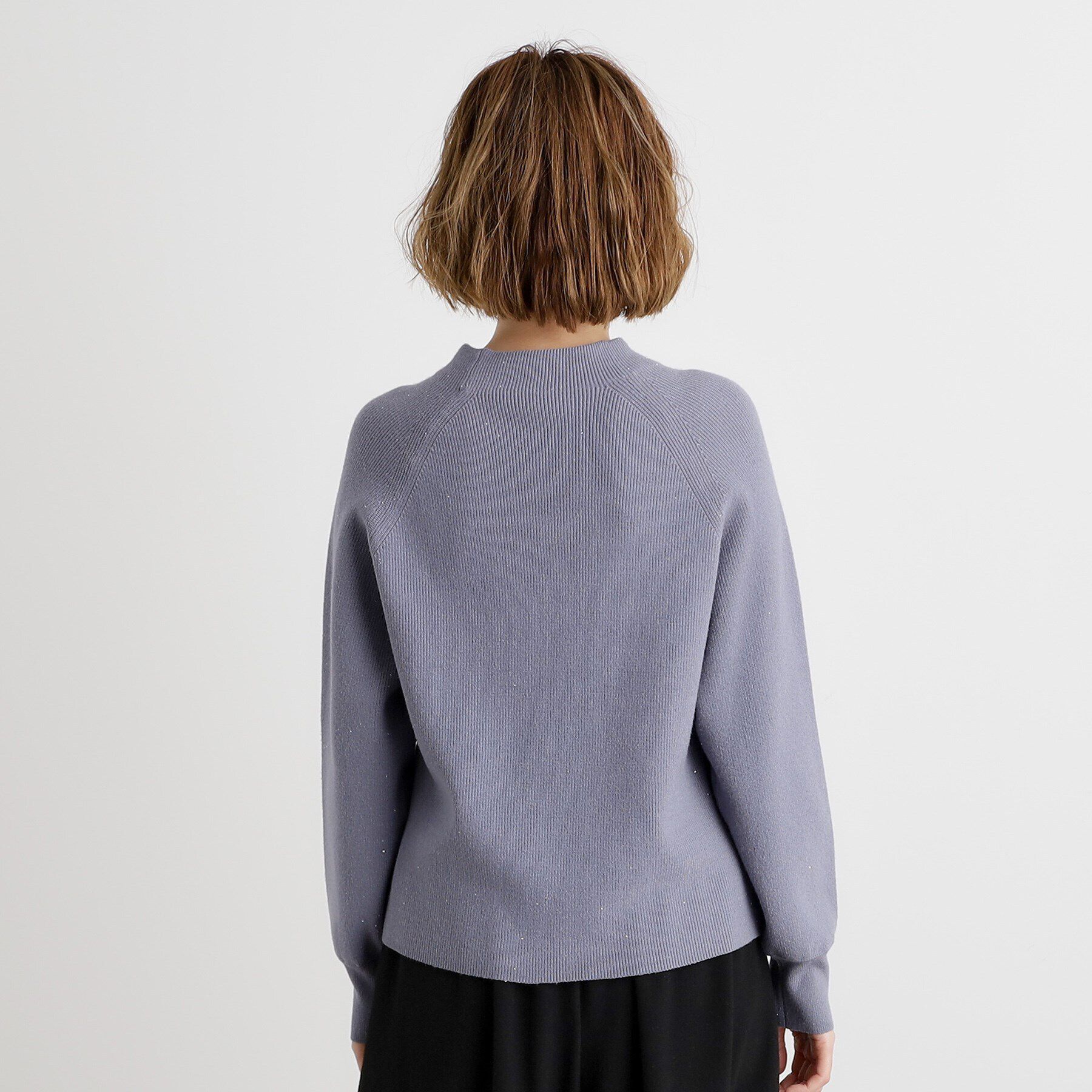 grove「ミニスパンコール片畦ニットプルオーバー」|ニット・セーター|