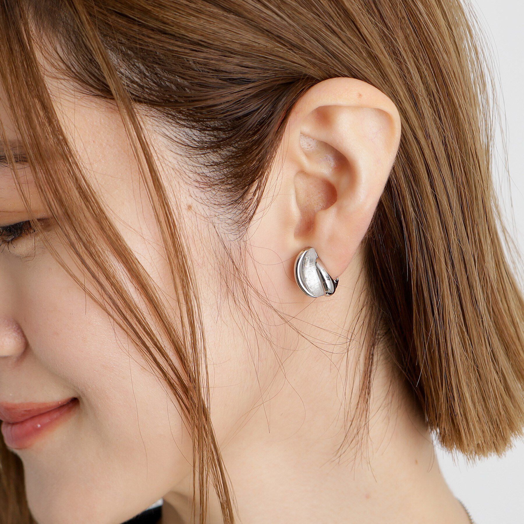 grove「カラーメタルイヤリング」|イヤリング|