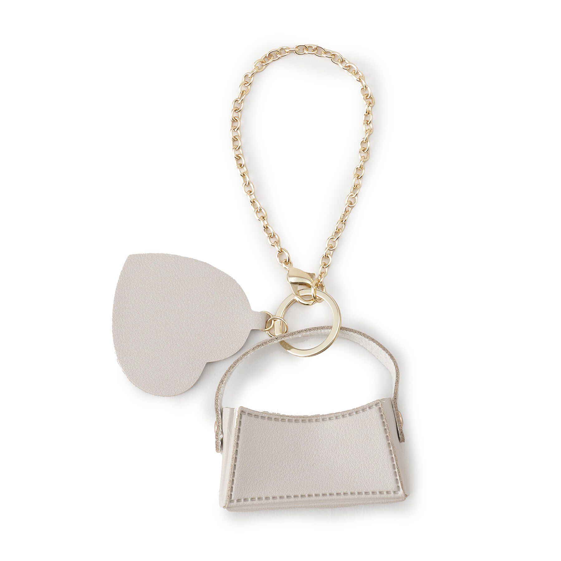 grove「ミニマムバッグハートミラーチャーム」|キーケース|