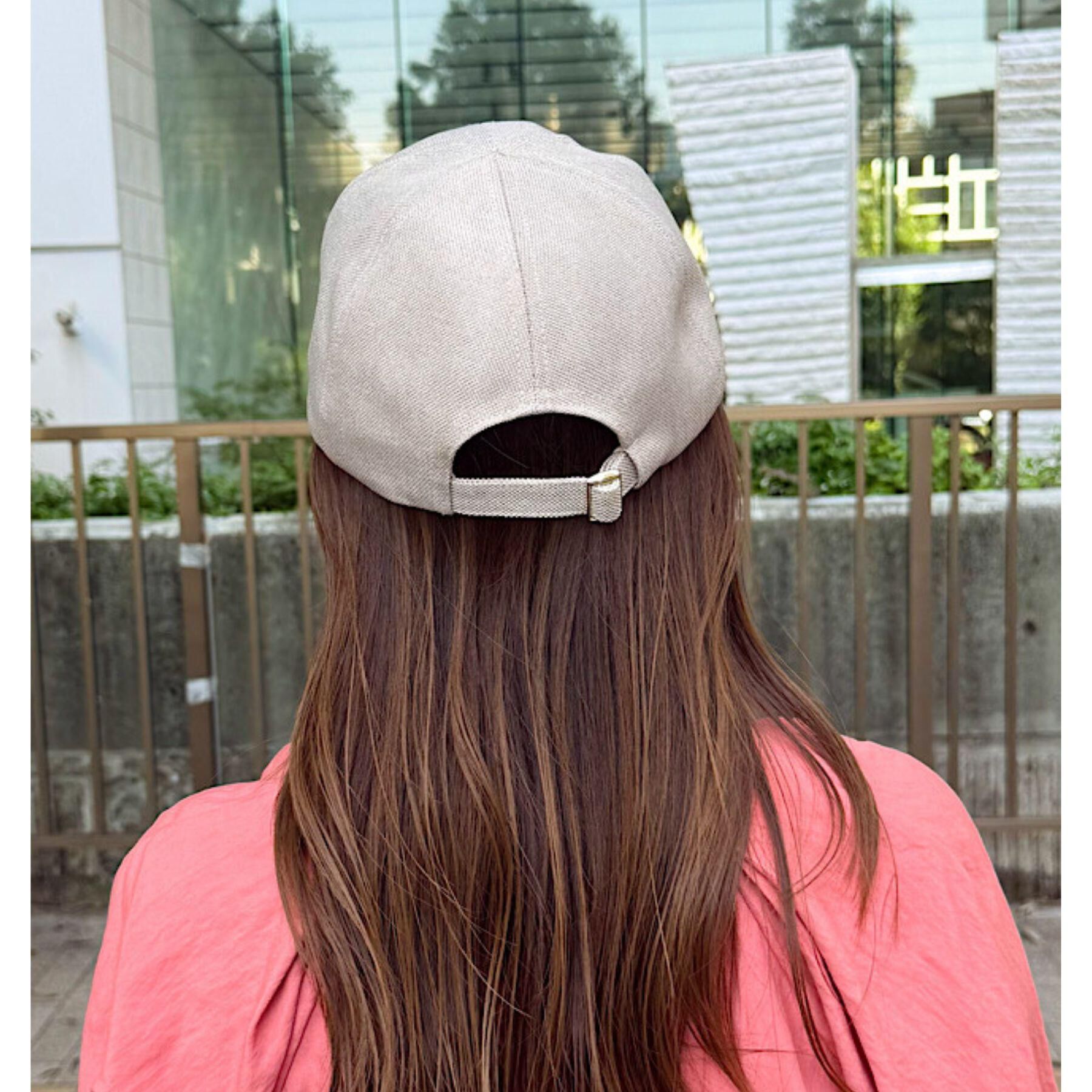 grove「リボンキャップ【UVカット・サイズ調整】」|キャップ・キャスケット|