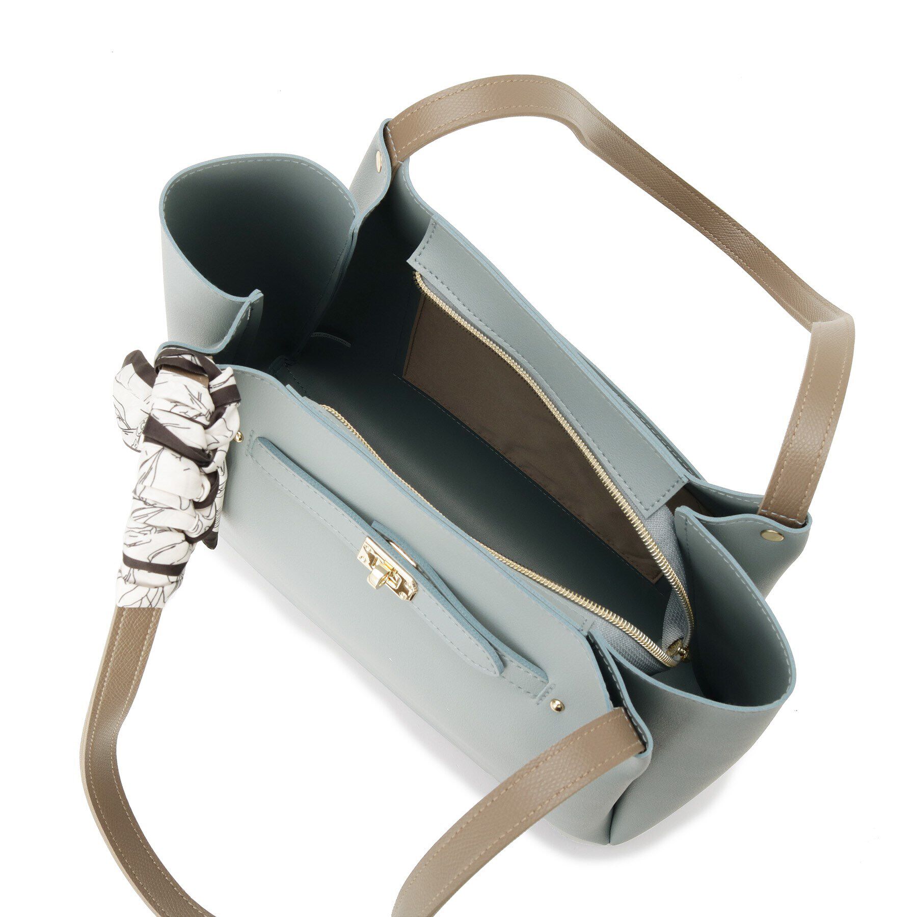 grove「人間工学ベルトタックスカーフ付きトート」|トートバッグ|