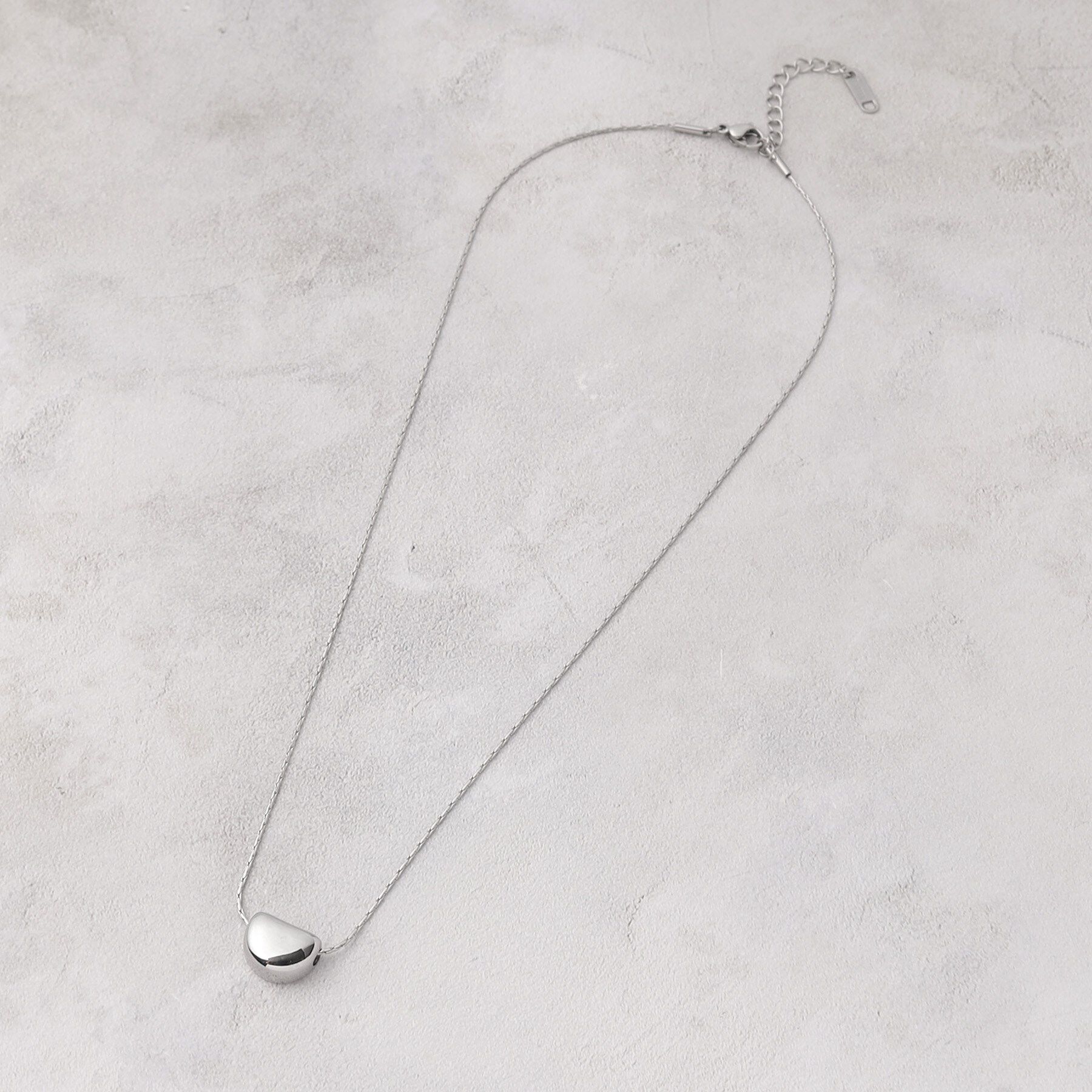 grove「【ステンレス】メタル通しネックレス」|ネックレス|