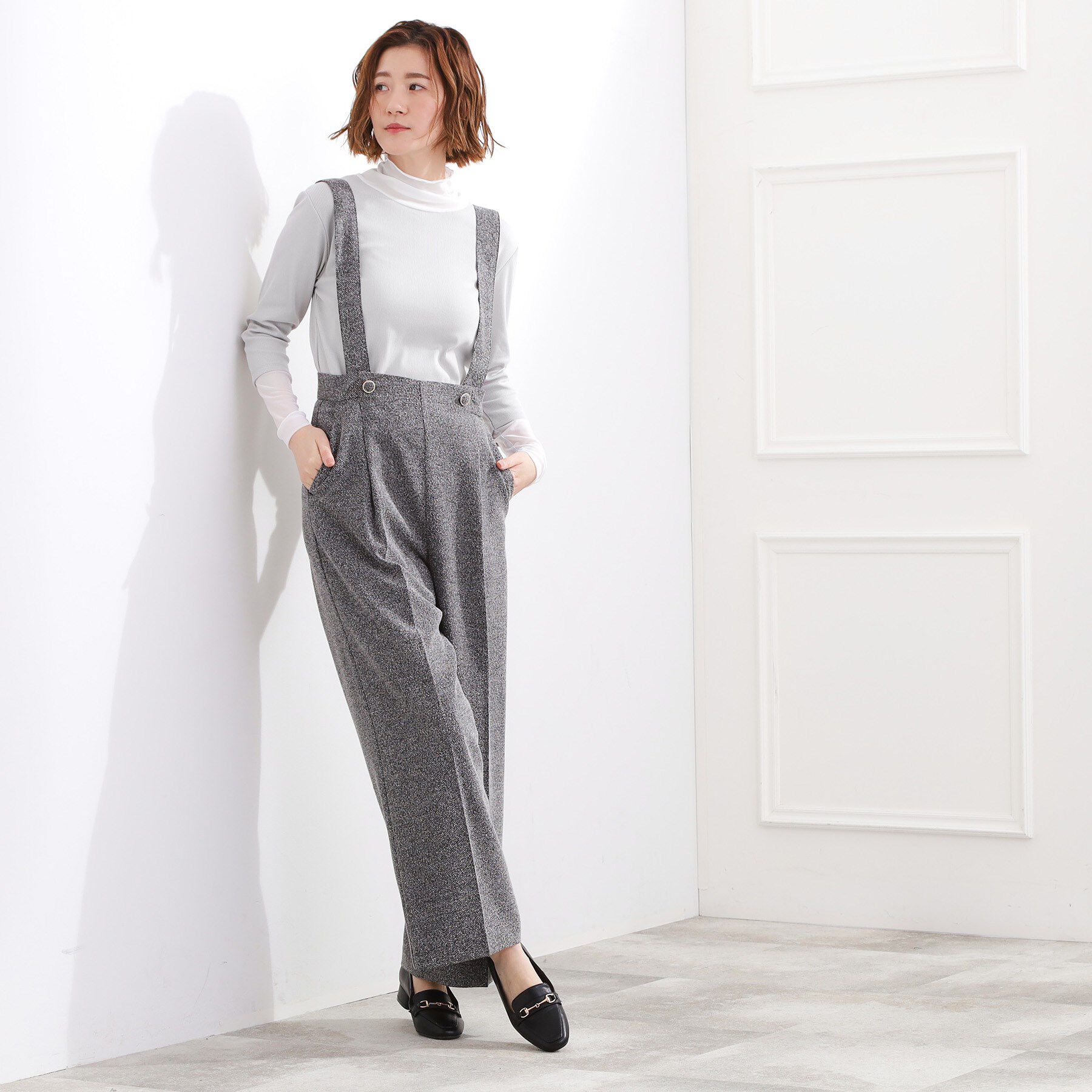 grove「シアー切替ハイネックプルオーバー」|Tシャツ・カットソー|