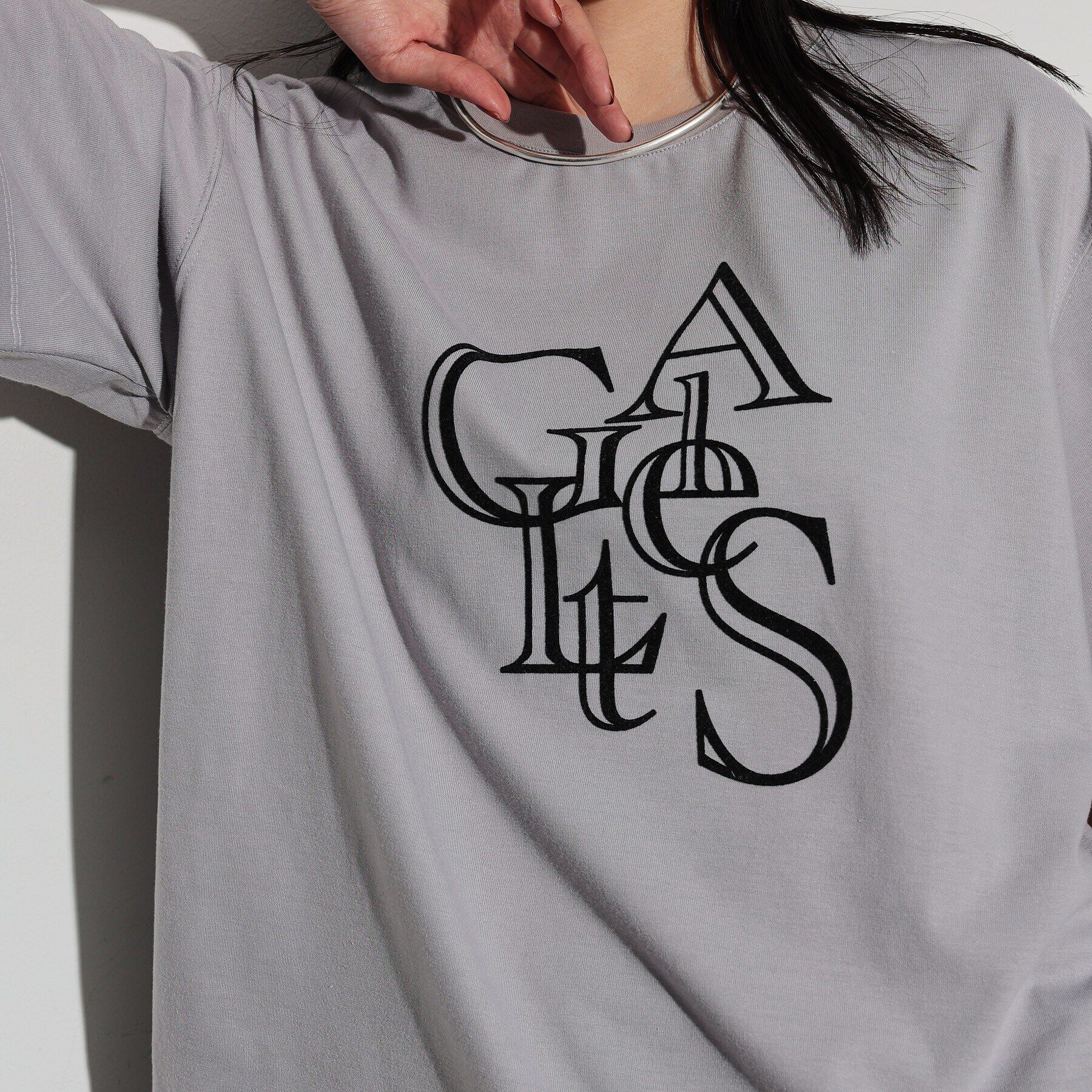GALLEST「アートロゴTシャツ」|Tシャツ・カットソー|ライトグレー(011