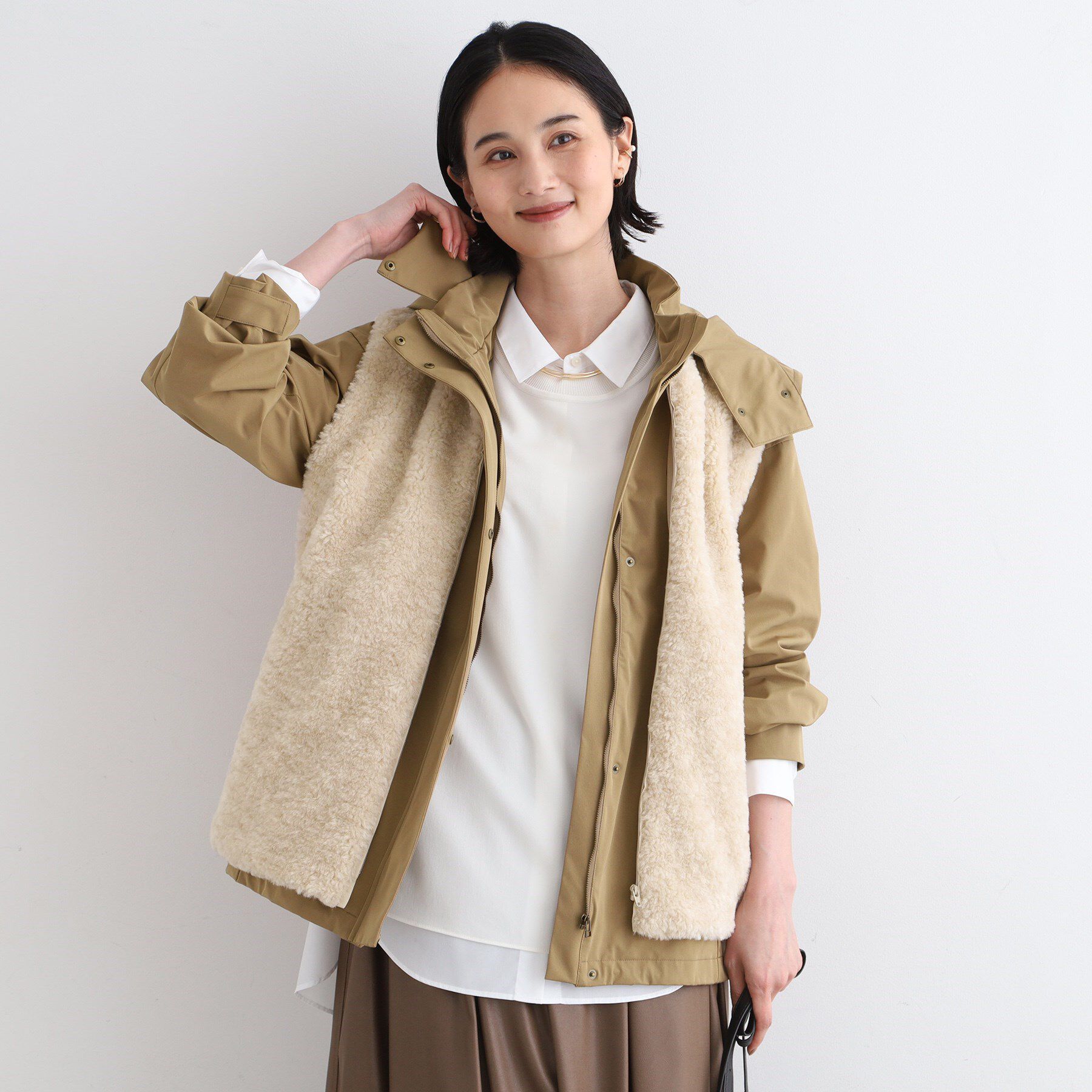 INDIVI「【ファーライナー付き/マルチWAY】マウンテンパーカ」|その他|