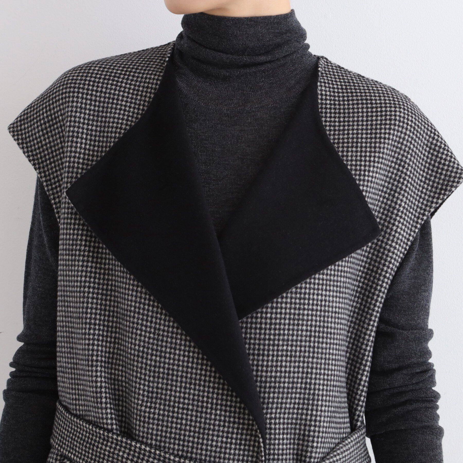 INDIVI「【ウール混／トレンド】リバージレコート」|ベスト・ジレ|