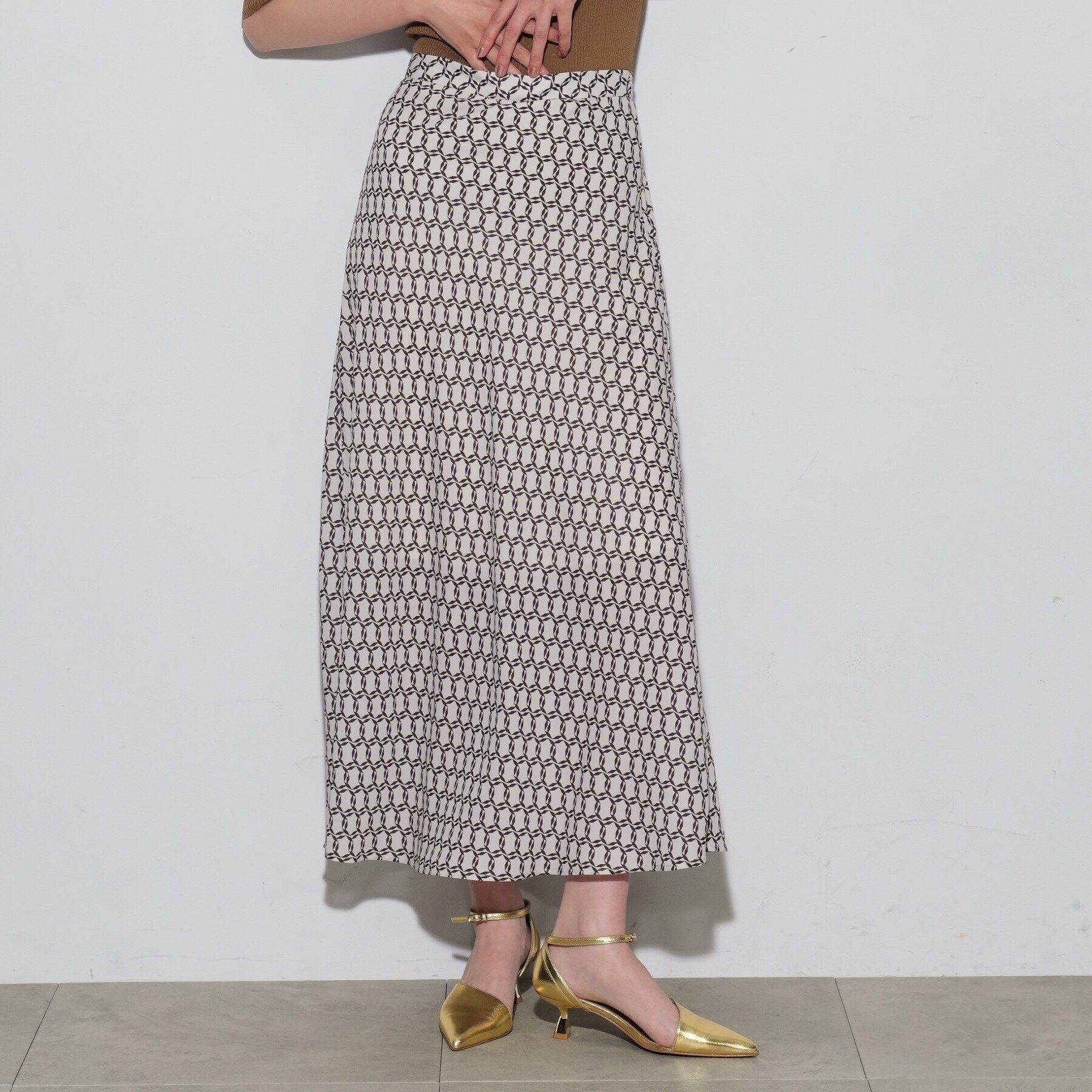 GALLEST「ヴィンテージ柄フレアスカート」|スカート|ｱｲﾎﾞﾘｰ(504)