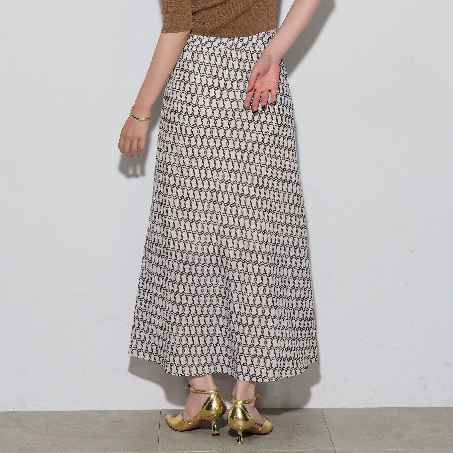 GALLEST「ヴィンテージ柄フレアスカート」|スカート|