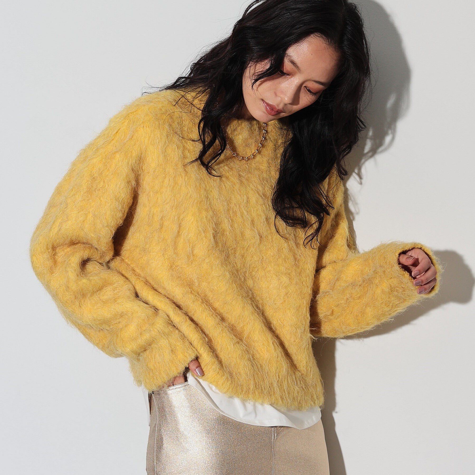 GALLEST「ウェーブシャギーニット」|ニット・セーター|