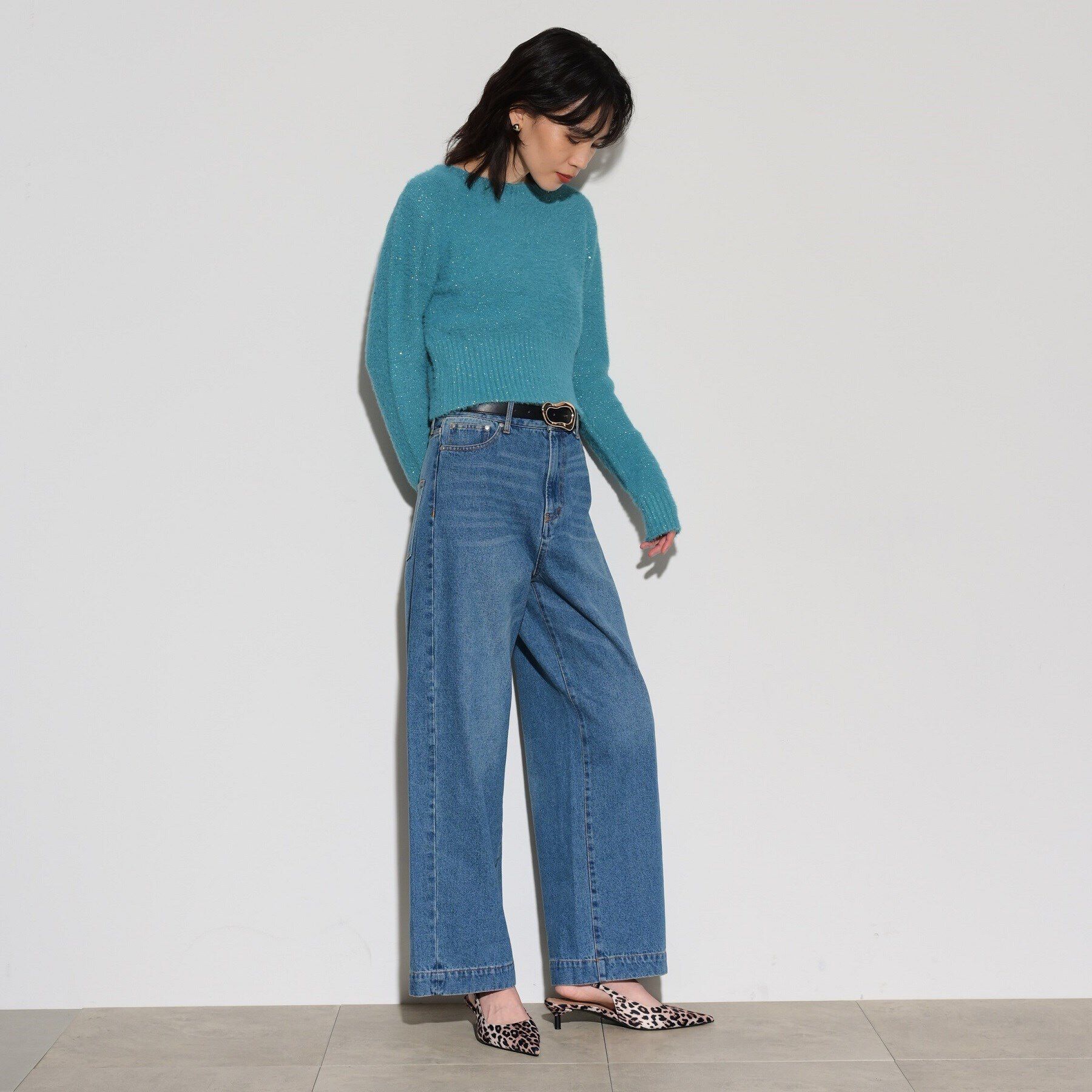 GALLEST「ワイドシームデニム」|デニム|