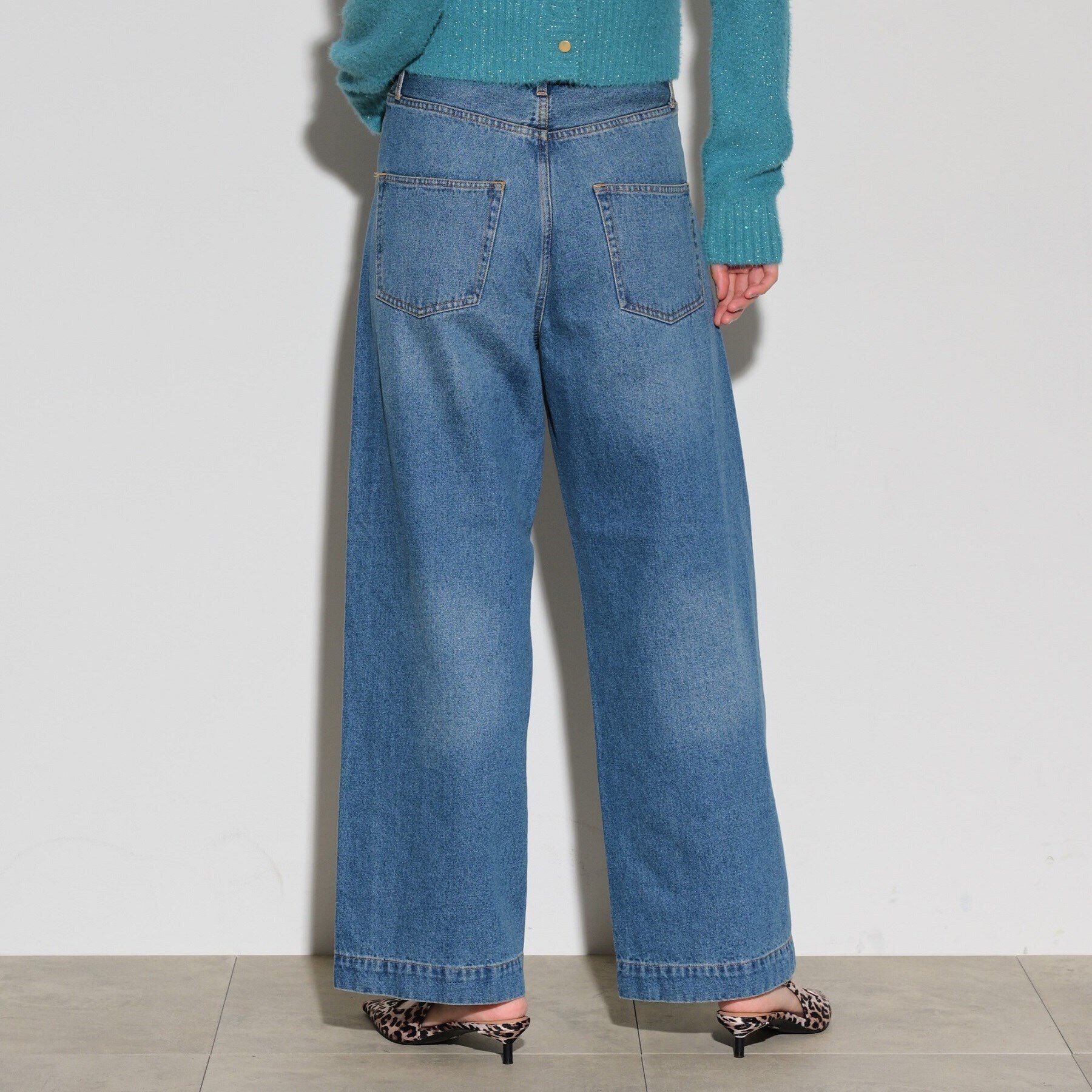 GALLEST「ワイドシームデニム」|デニム|