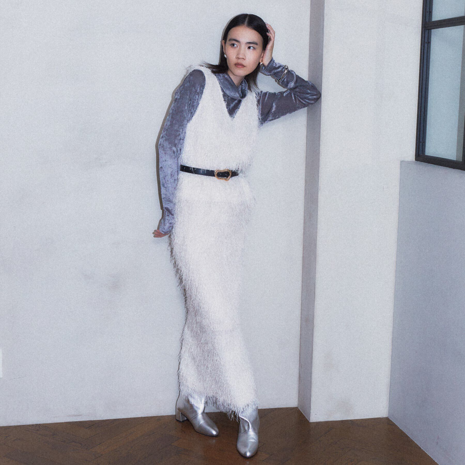 GALLEST「カットシャギーベスト」|ベスト・ジレ|