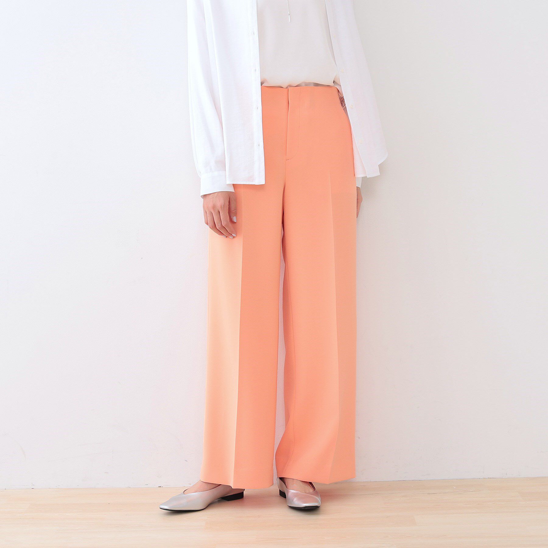 INDIVI「【復活！褒められパンツ】ストレッチ ワイドパンツ」|その他|