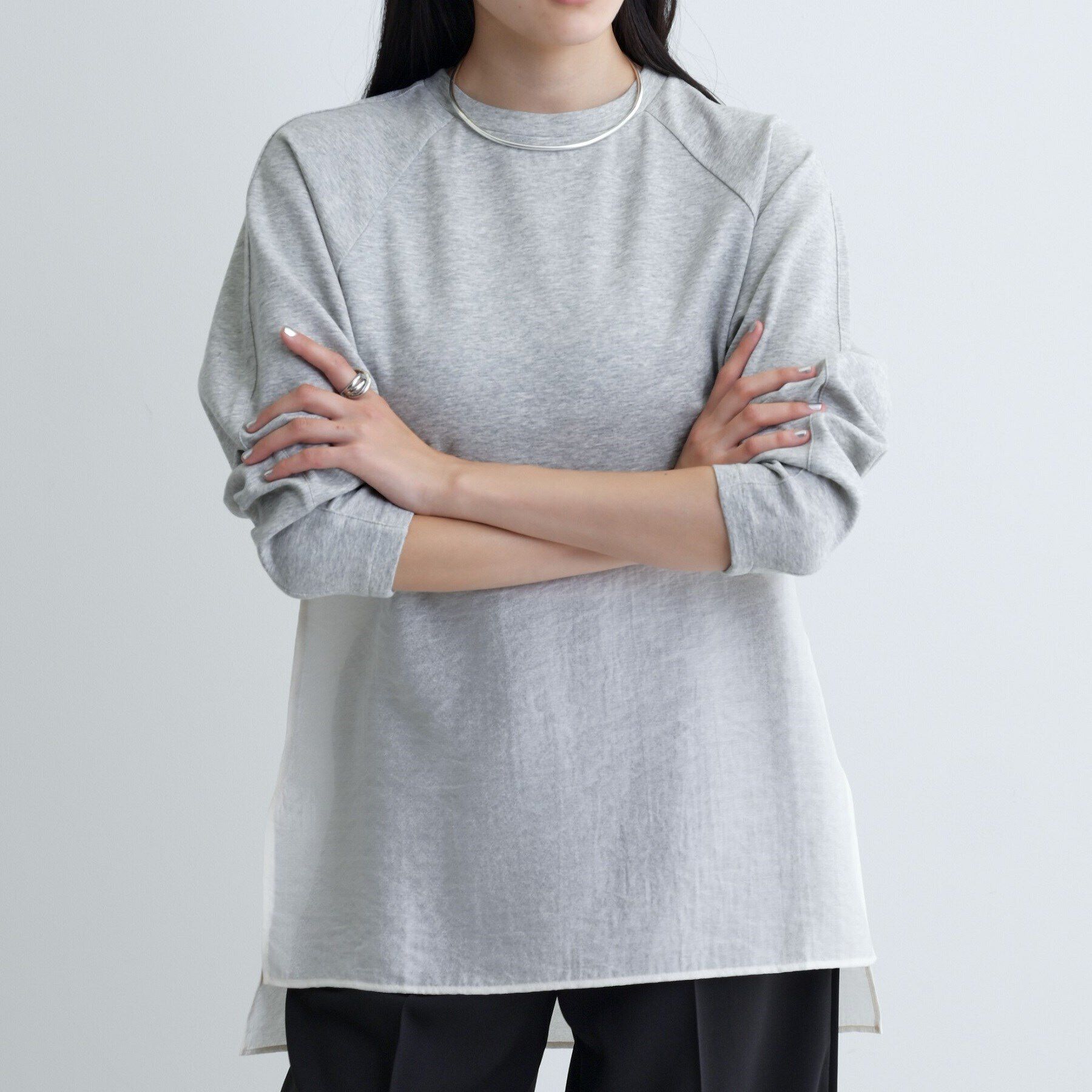 GALLEST「ボンディングチュールトップス」|Tシャツ・カットソー|