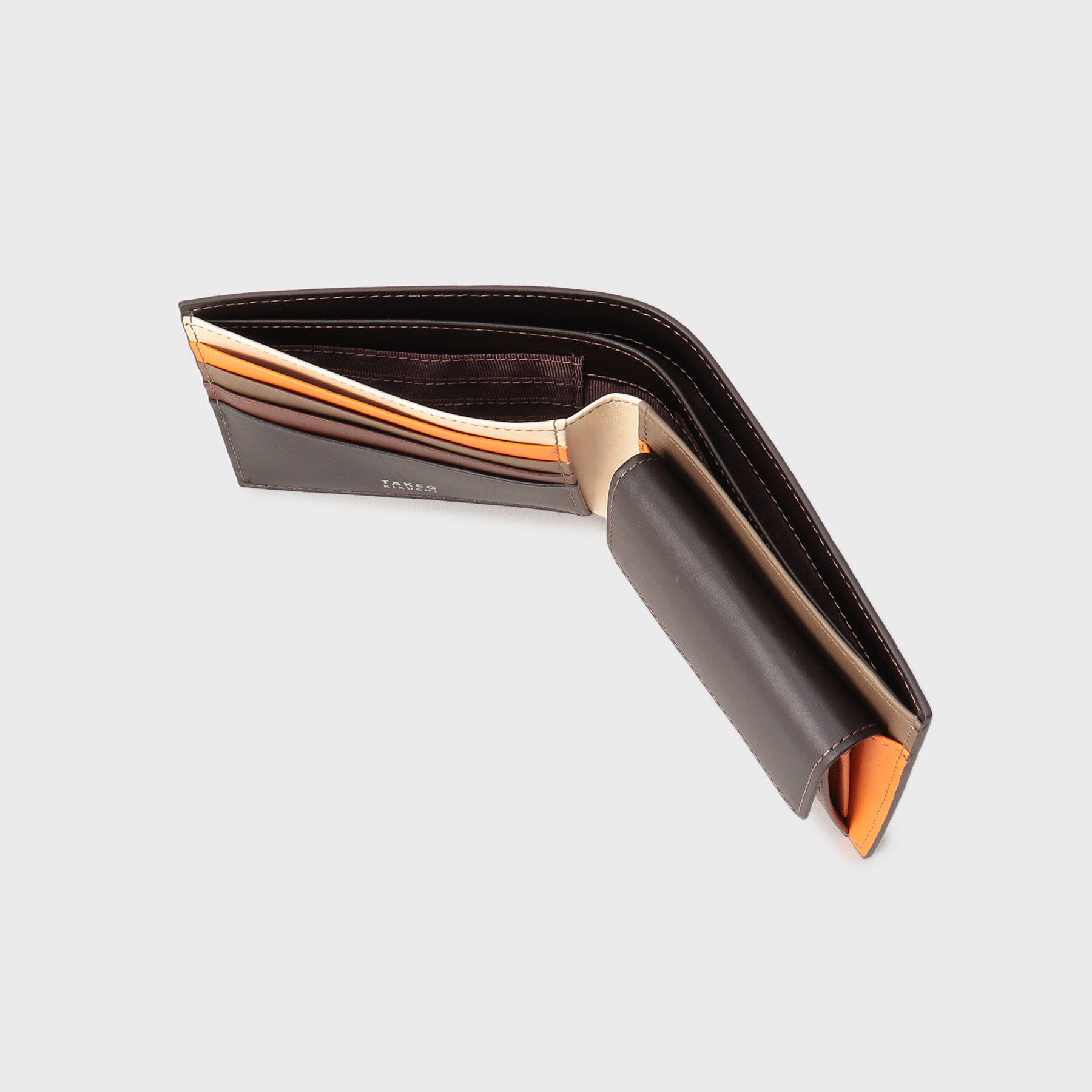 TAKEO KIKUCHI「アンティーク調レザー 2つ折り財布」|財布|