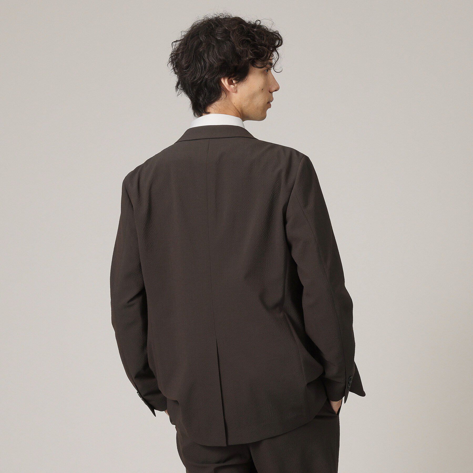 TAKEO KIKUCHI「オータム サッカー ジャケット」|テーラードジャケット|