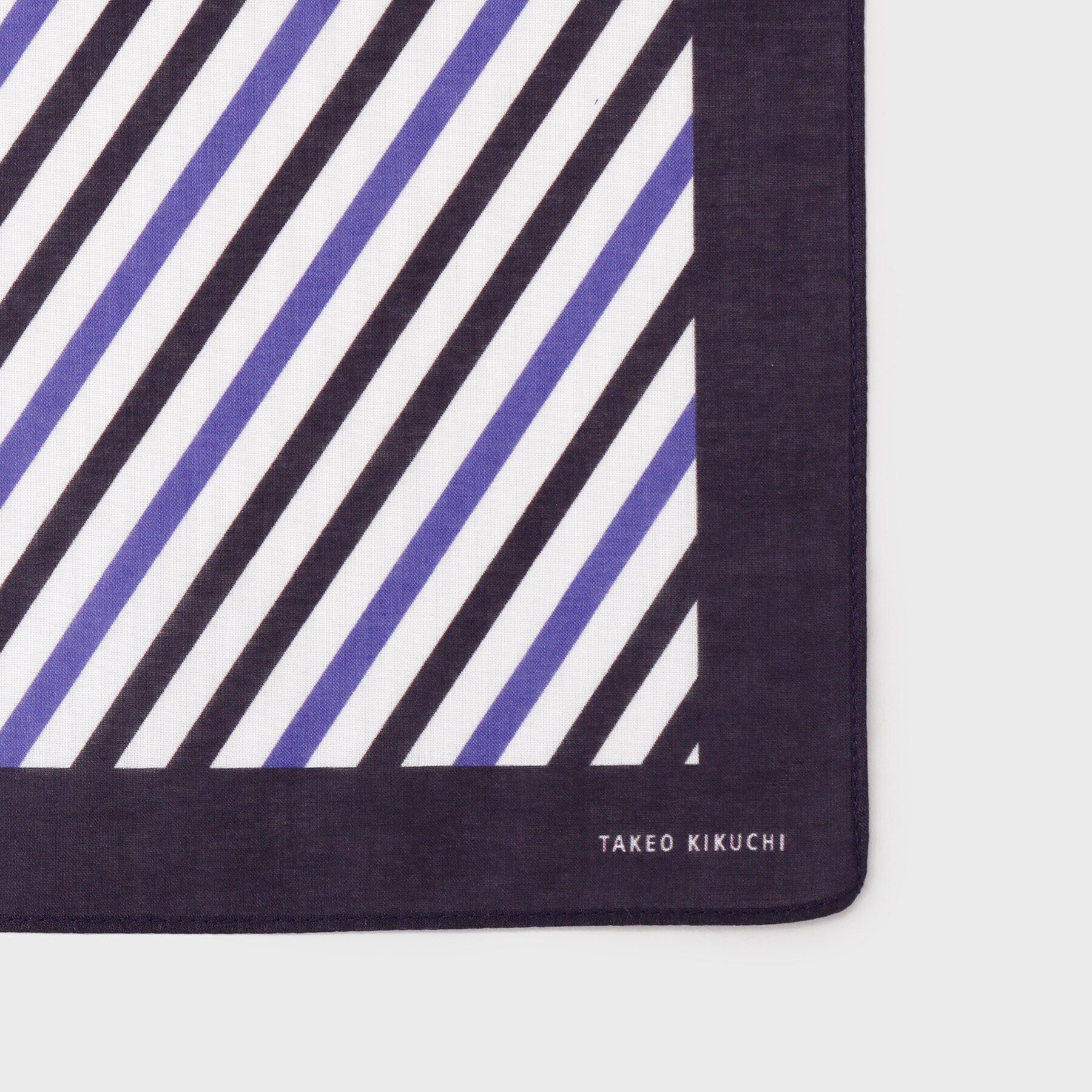 TAKEO KIKUCHI「柄切り替えプリントハンカチ」|ハンカチ|