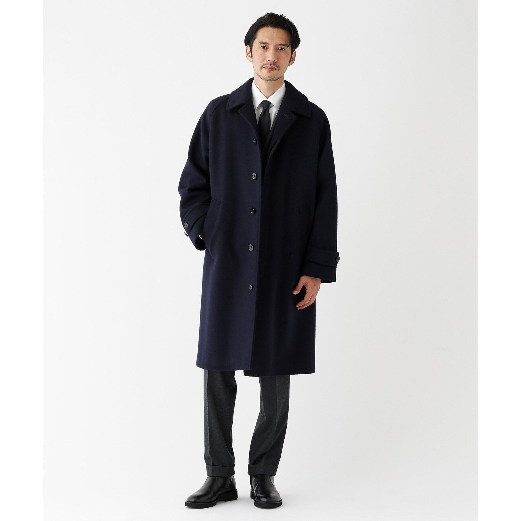 TAKEO KIKUCHI「【THE FLAGSHIP】サイドジップ ショートブーツ」|ショートブーツ|