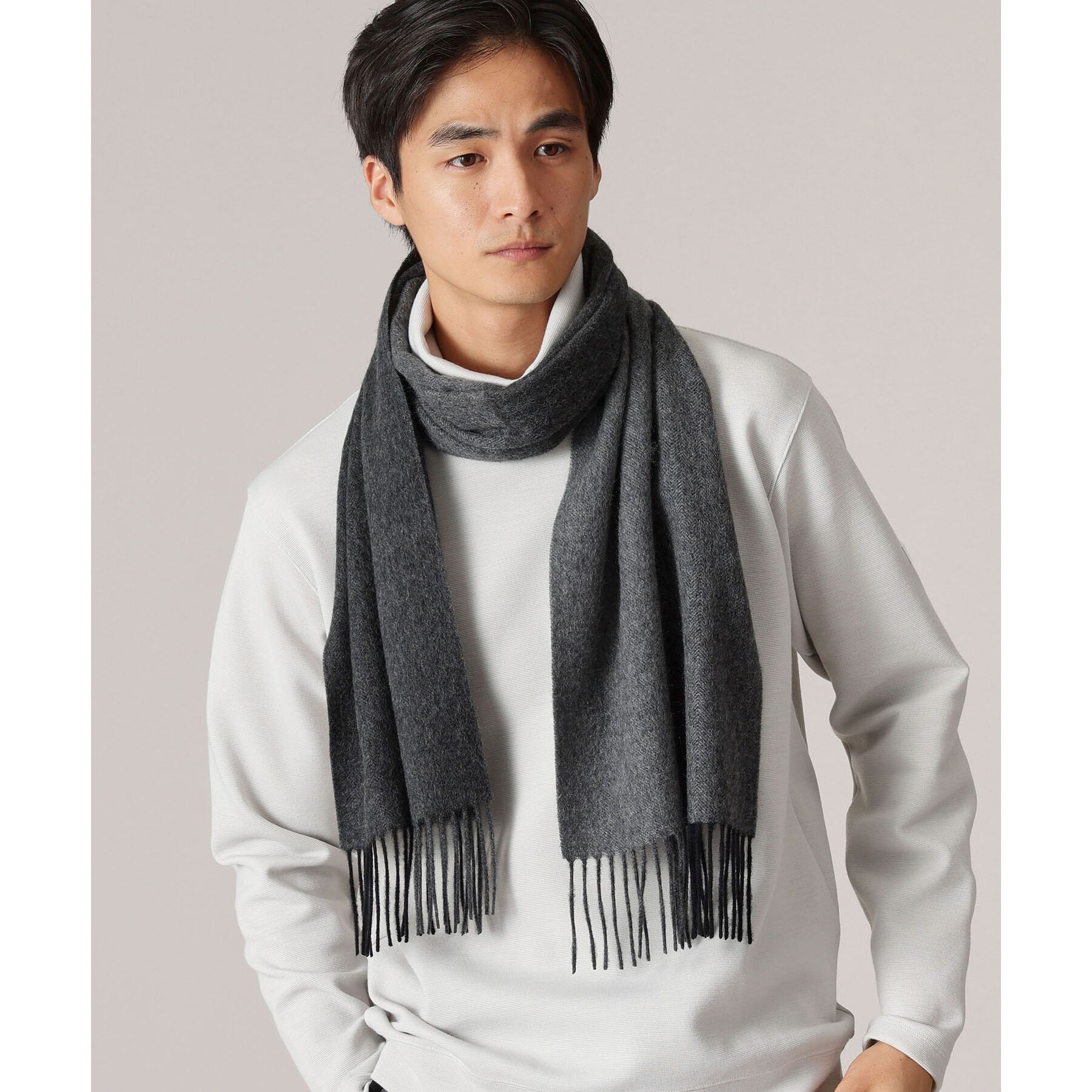 TAKEO KIKUCHI「ウールブレンド オフタートルネック カットソー」|Tシャツ・カットソー|