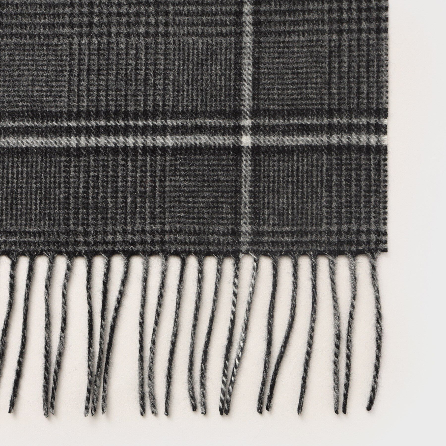 TAKEO KIKUCHI「【洗えるベビーカシミヤ】グレンチェック マフラー」|ストール|