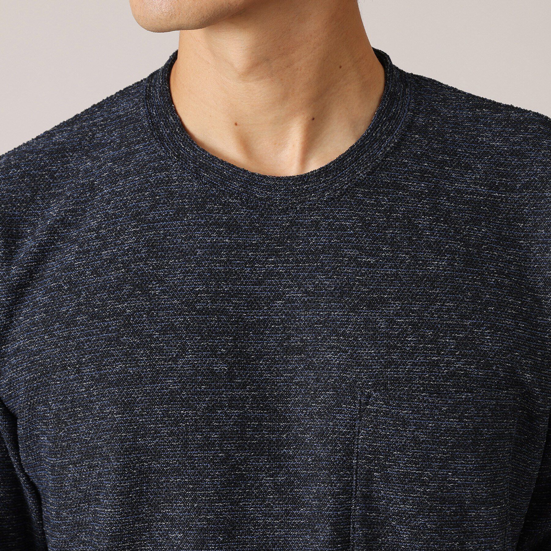 TAKEO KIKUCHI「【尾州織】ウールブレンド パイルカットソー」|Tシャツ・カットソー|