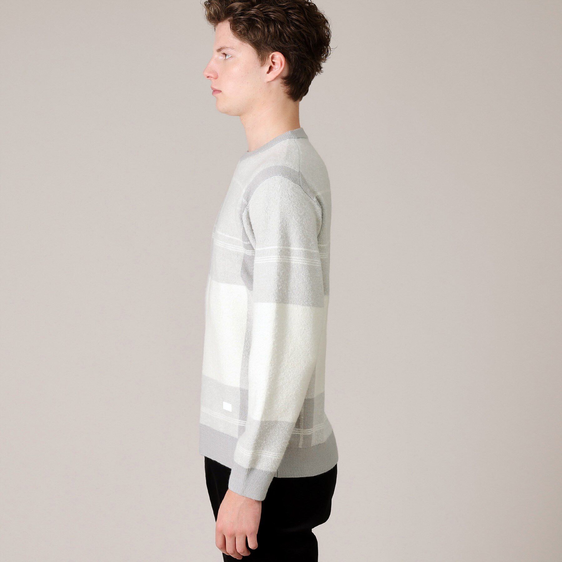 TAKEO KIKUCHI「ビッグチェック プルオーバー ニット」|ニット・セーター|