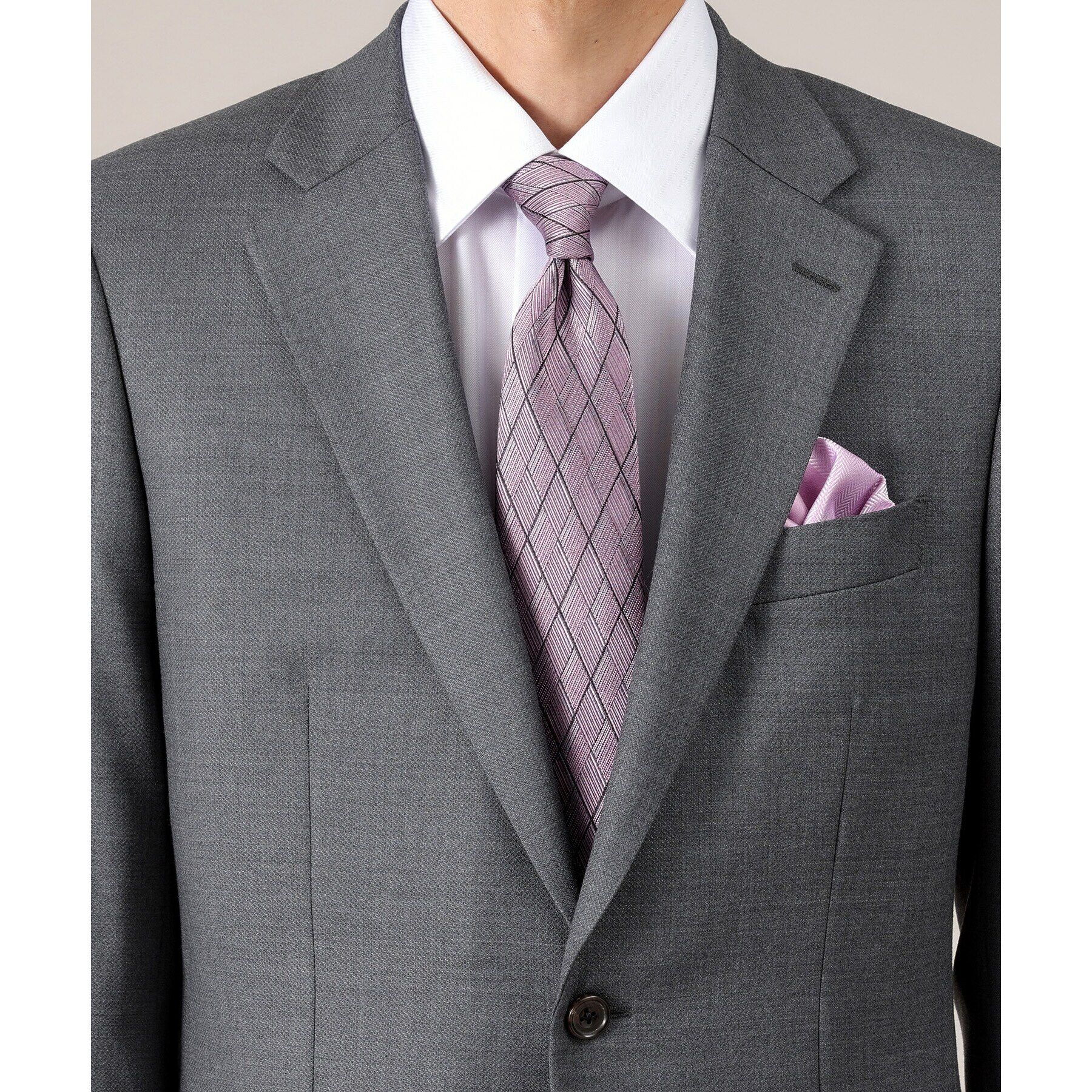 TAKEO KIKUCHI「菱文様（ひしもん）エクストラシルク　ネクタイ」|ネクタイ・蝶ネクタイ|