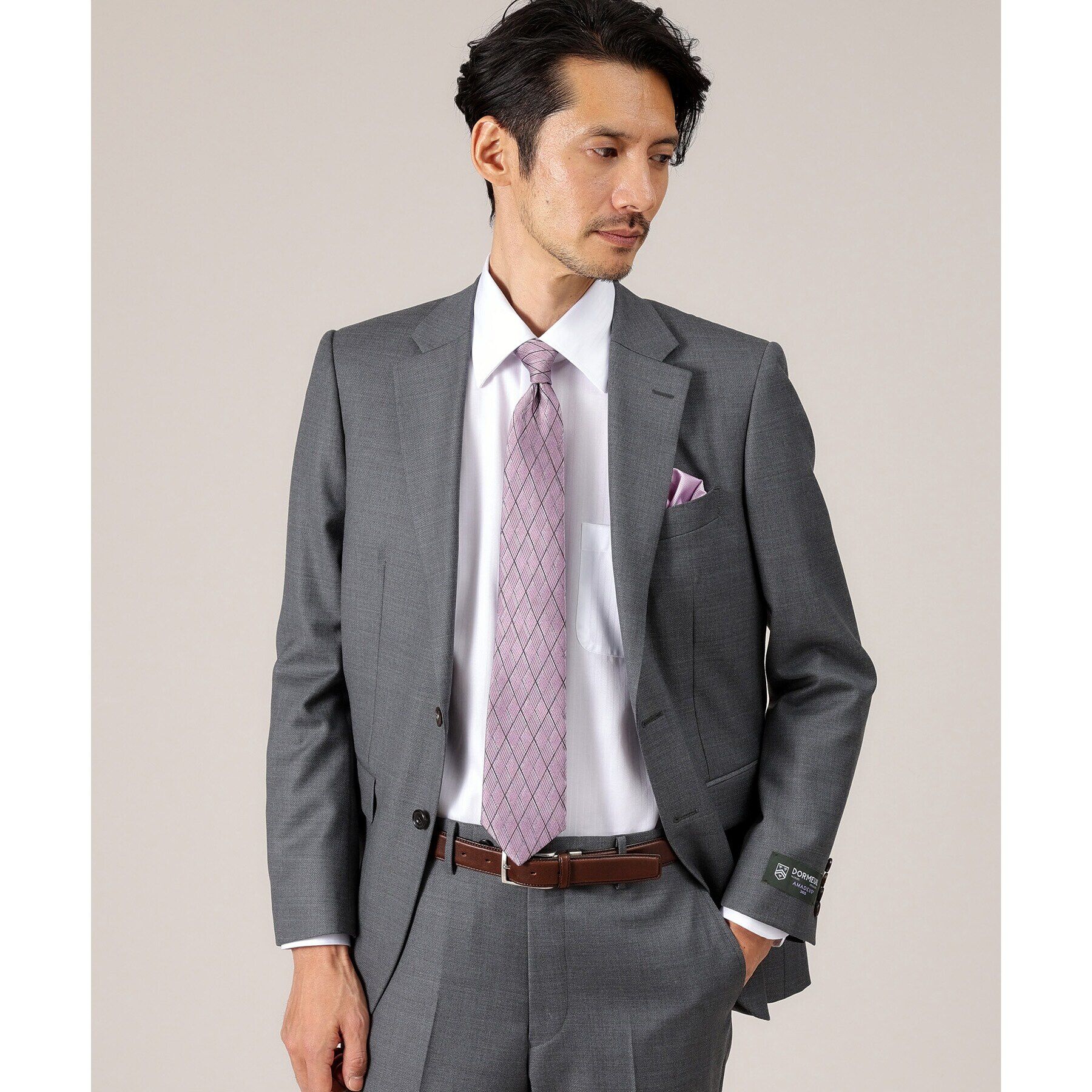 TAKEO KIKUCHI「菱文様（ひしもん）エクストラシルク　ネクタイ」|ネクタイ・蝶ネクタイ|