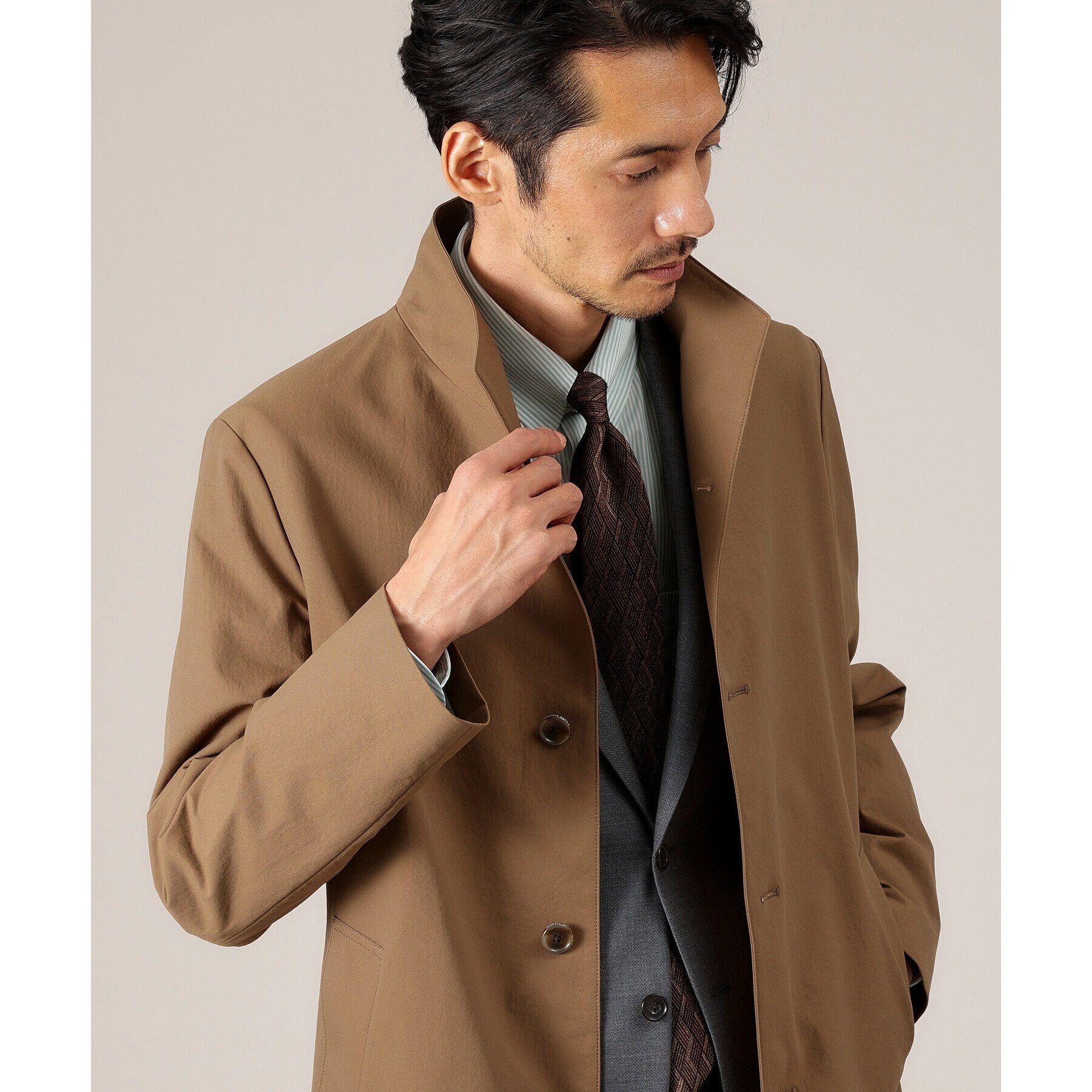 TAKEO KIKUCHI「菱文様（ひしもん）エクストラシルク　ネクタイ」|ネクタイ・蝶ネクタイ|