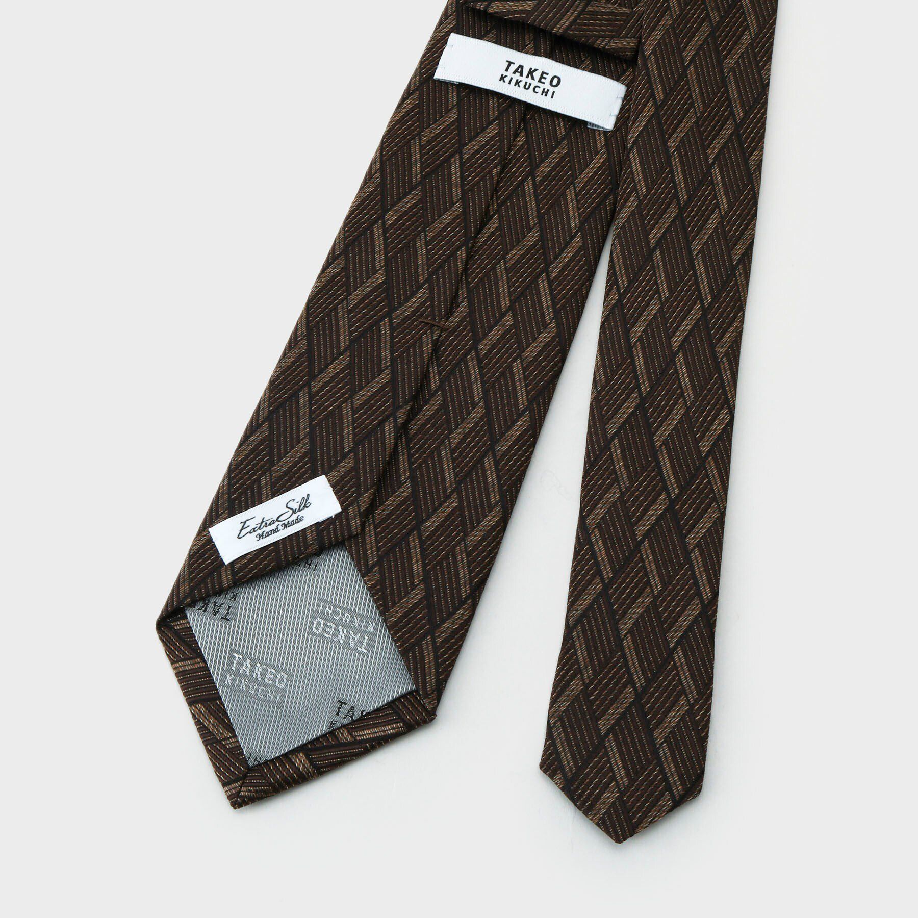 TAKEO KIKUCHI「菱文様（ひしもん）エクストラシルク　ネクタイ」|ネクタイ・蝶ネクタイ|