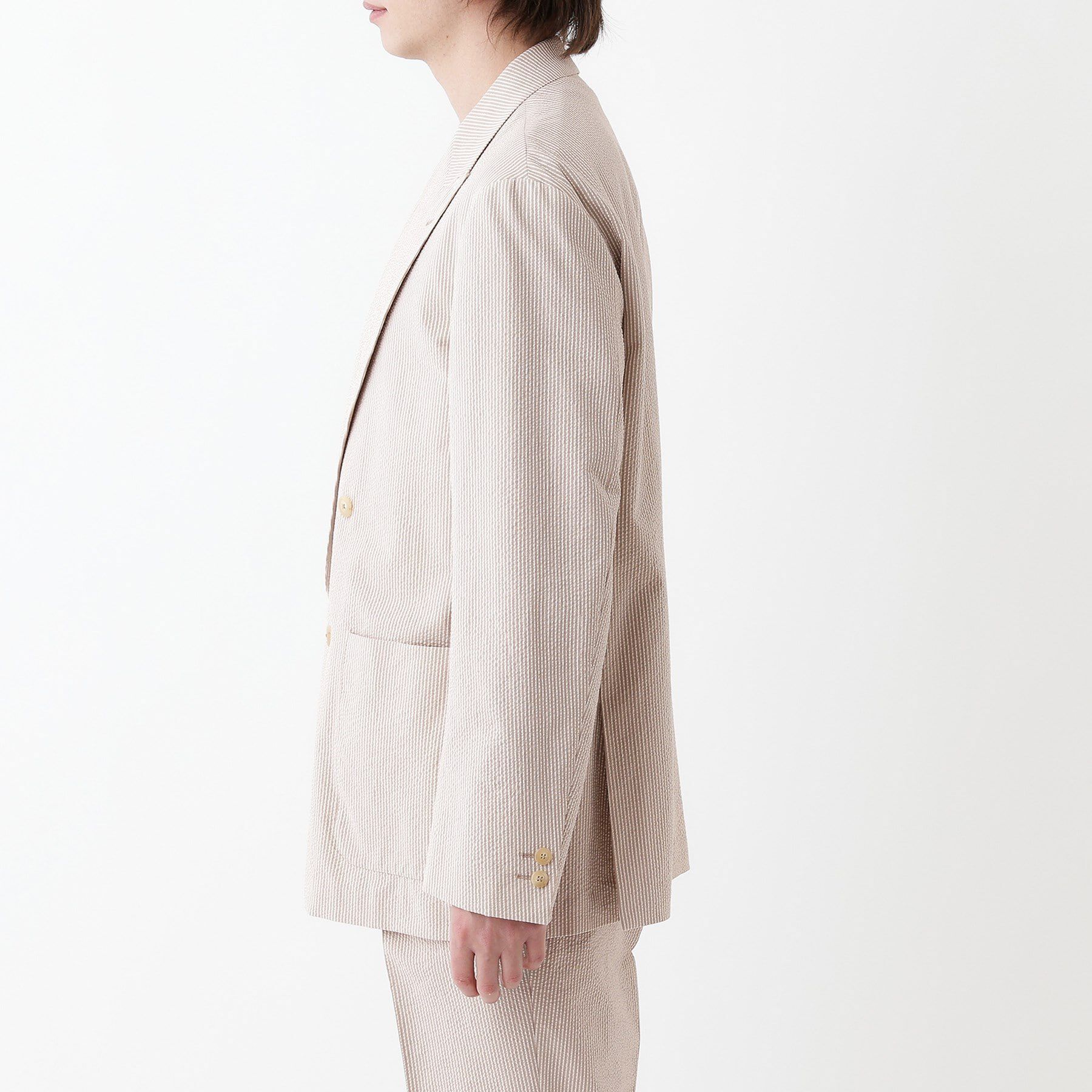 TAKEO KIKUCHI「【THE FLAGSHIP】サッカー2wayストレッチ ジャケット」|テーラードジャケット|