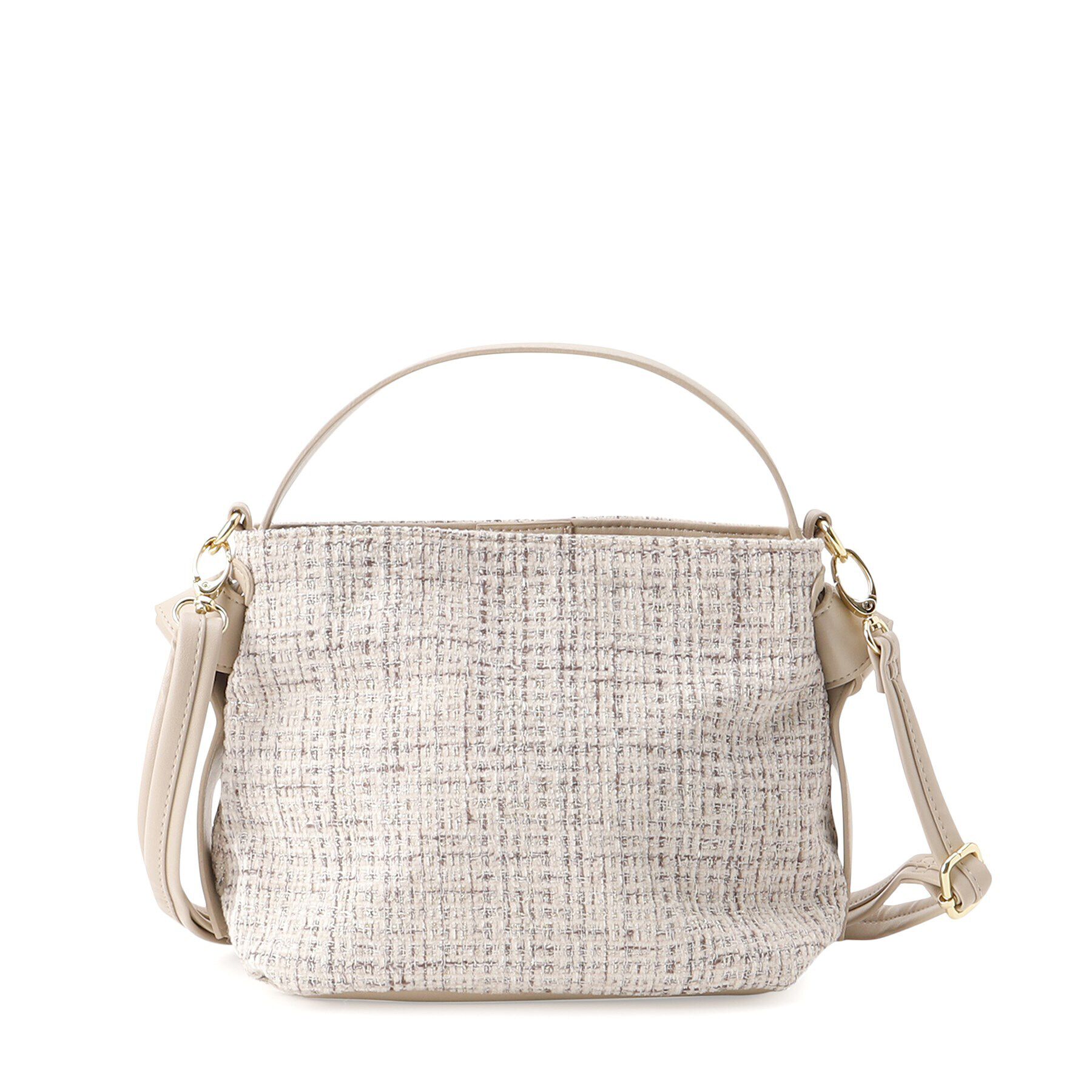 index「【2WAY】ショルダー付ツイードバッグ」|ショルダー・メッセンジャー|