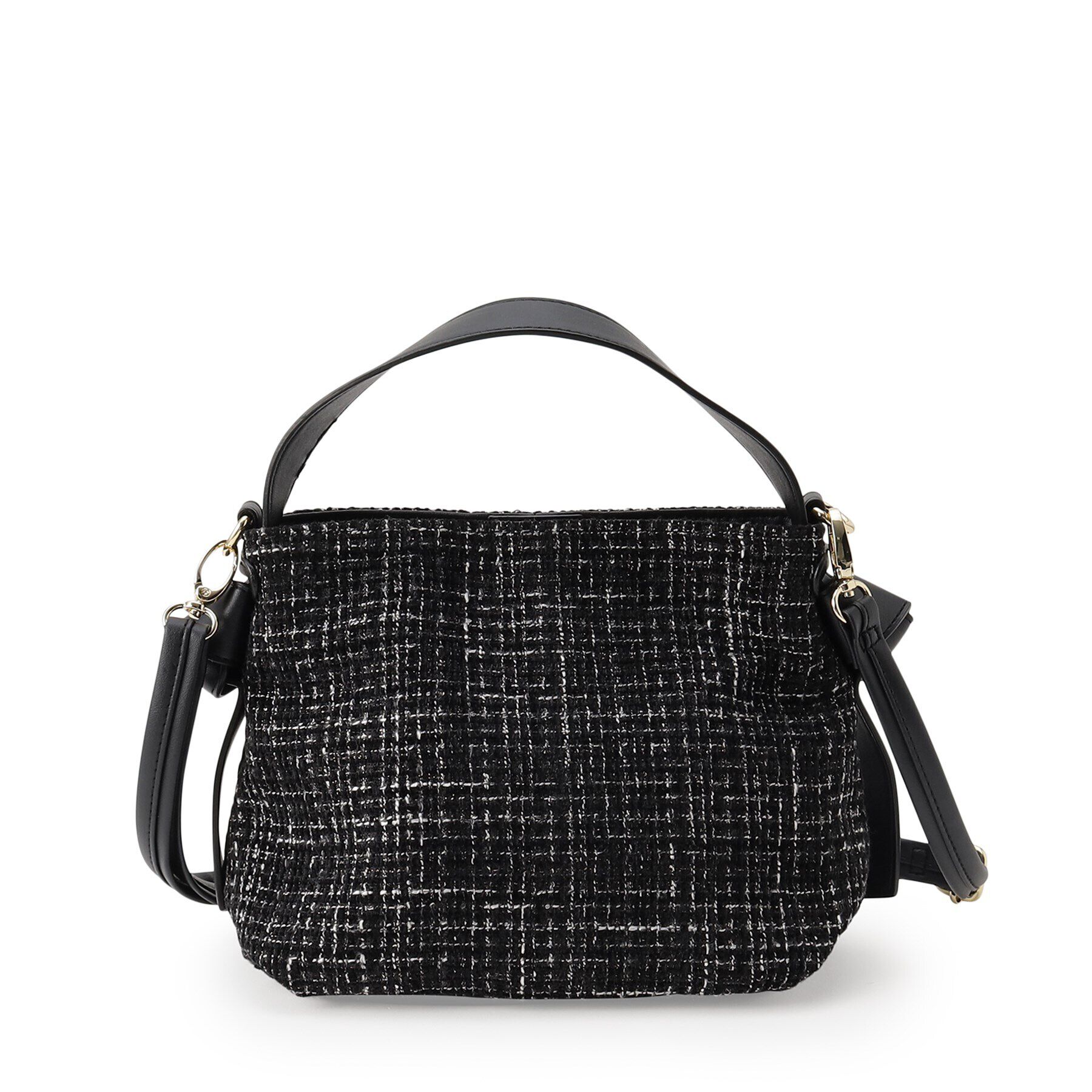 index「【2WAY】ショルダー付ツイードバッグ」|ショルダー・メッセンジャー|