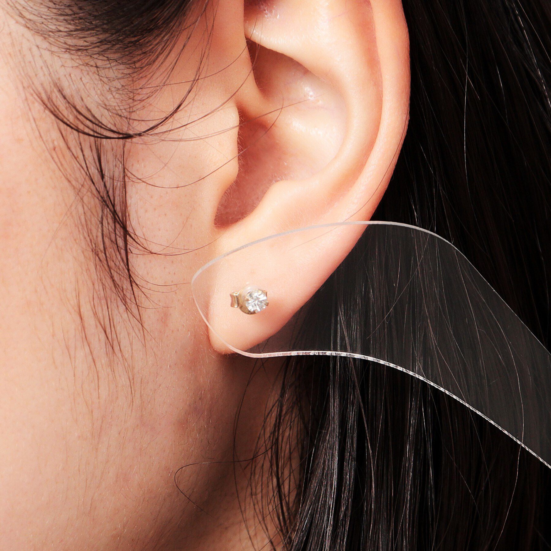 OPAQUE.CLIP「パール調&times;ビジューピアス」|ピアス|