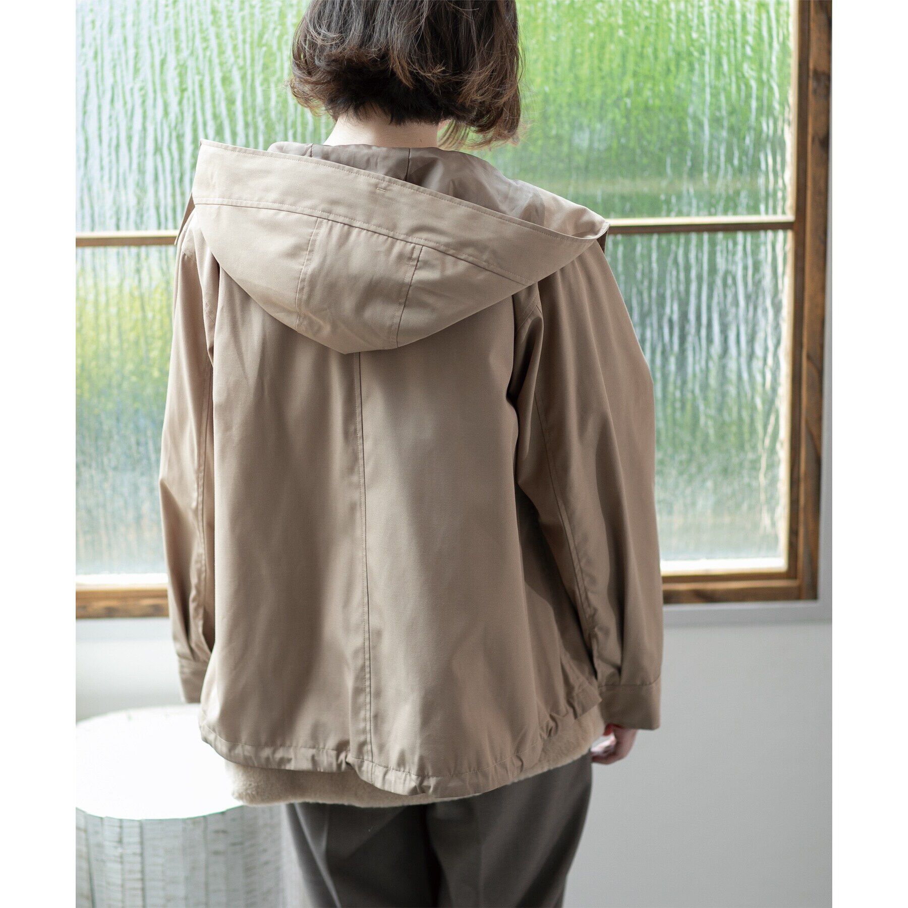 OPAQUE.CLIP「ファーベスト付き マルチWAYマウンテンパーカー【洗濯機洗い可／撥水加工／花粉対応】」|ブルゾン・スタジャン|