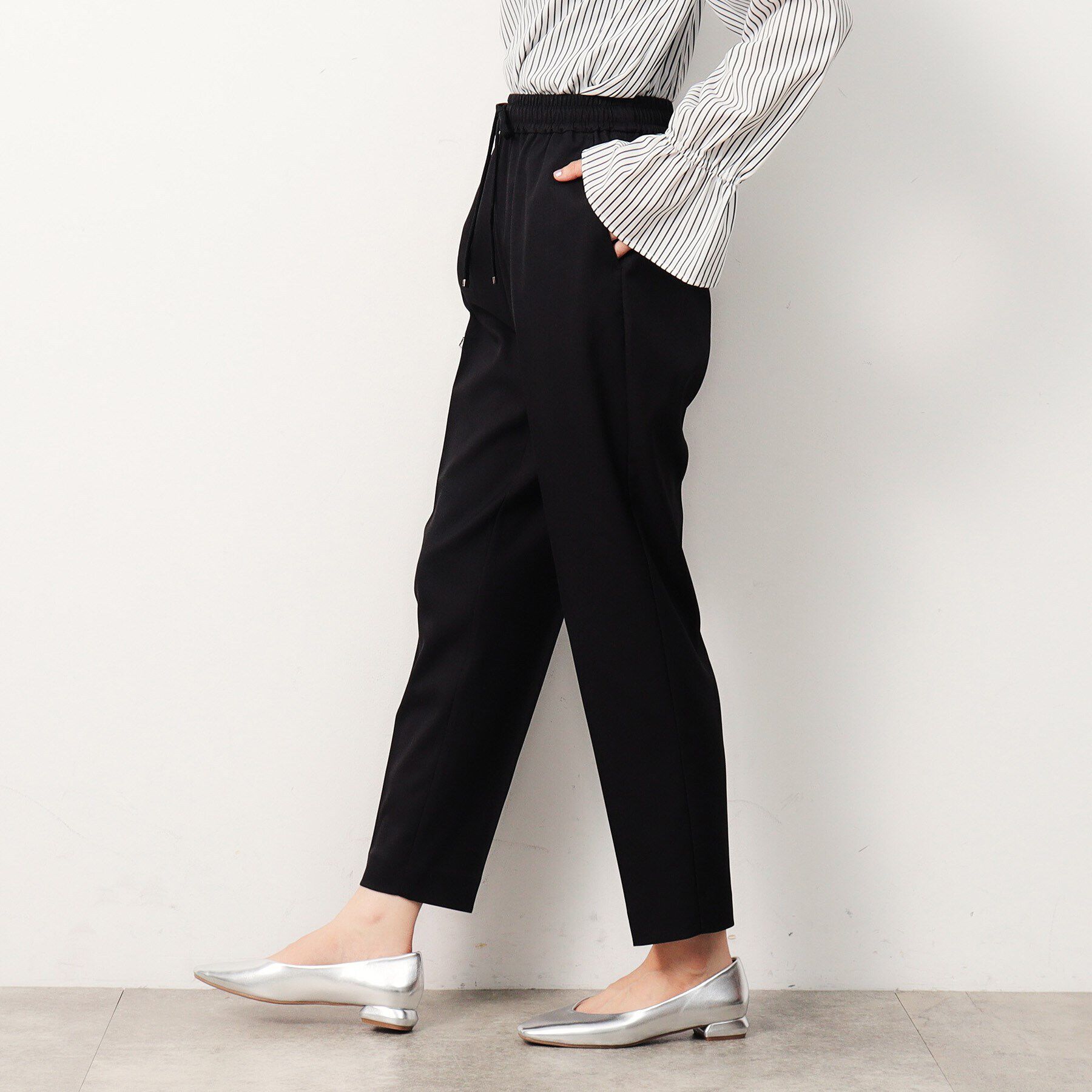 OPAQUE.CLIP「美脚ストレッチイージーテーパードパンツ【洗濯機洗い可】」|その他|