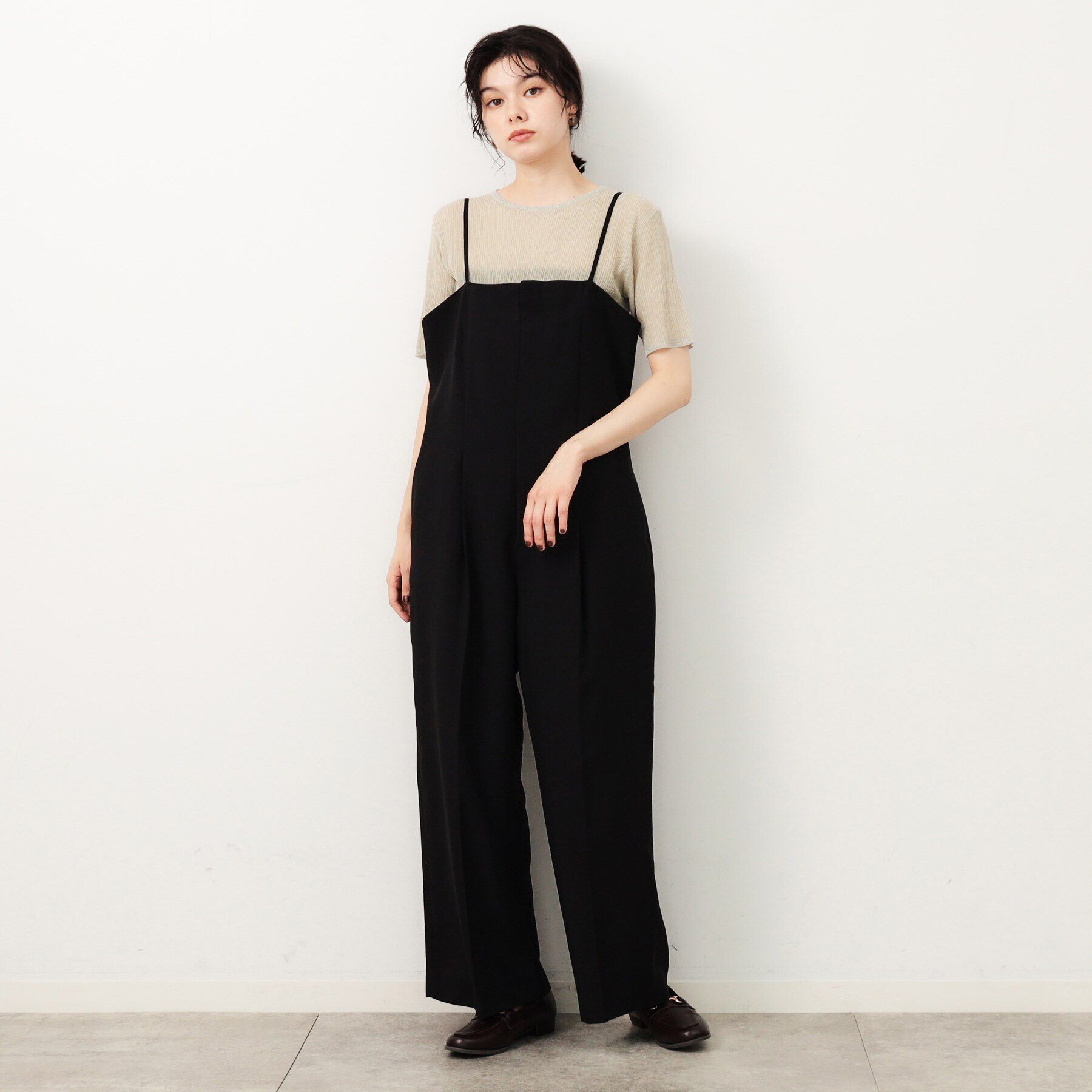 OPAQUE.CLIP「ラメ使いシアーニットプルオーバー【洗濯機洗い可/抗ピル】」|ニット・セーター|