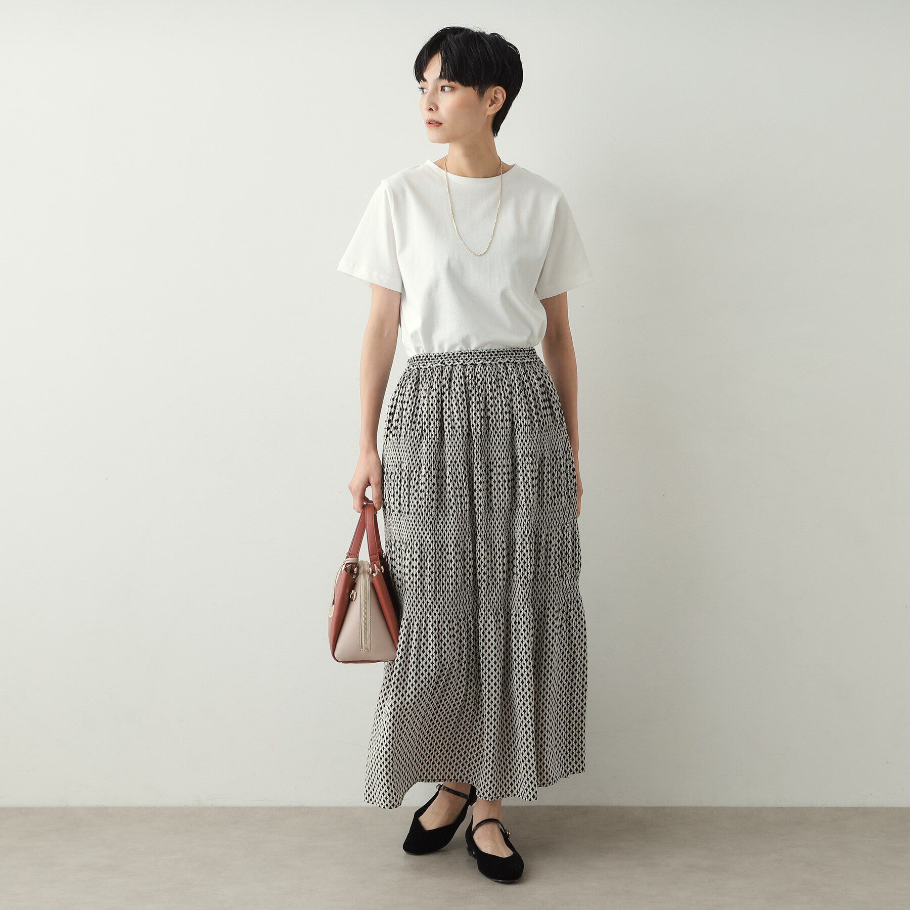 OPAQUE.CLIP「マジョリカプリーツフレアスカート【洗濯機洗い可】」|スカート|